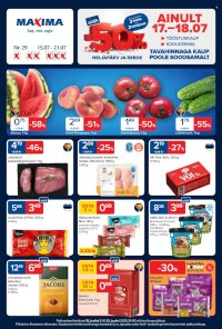 Maxima kliendileht - Maxima kliendileht nr. 29 (15.07 - 21.07.2025)