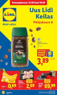 Lidl kliendileht - Keila, Põhjakaare tee (13.10 - 19.10.2025)