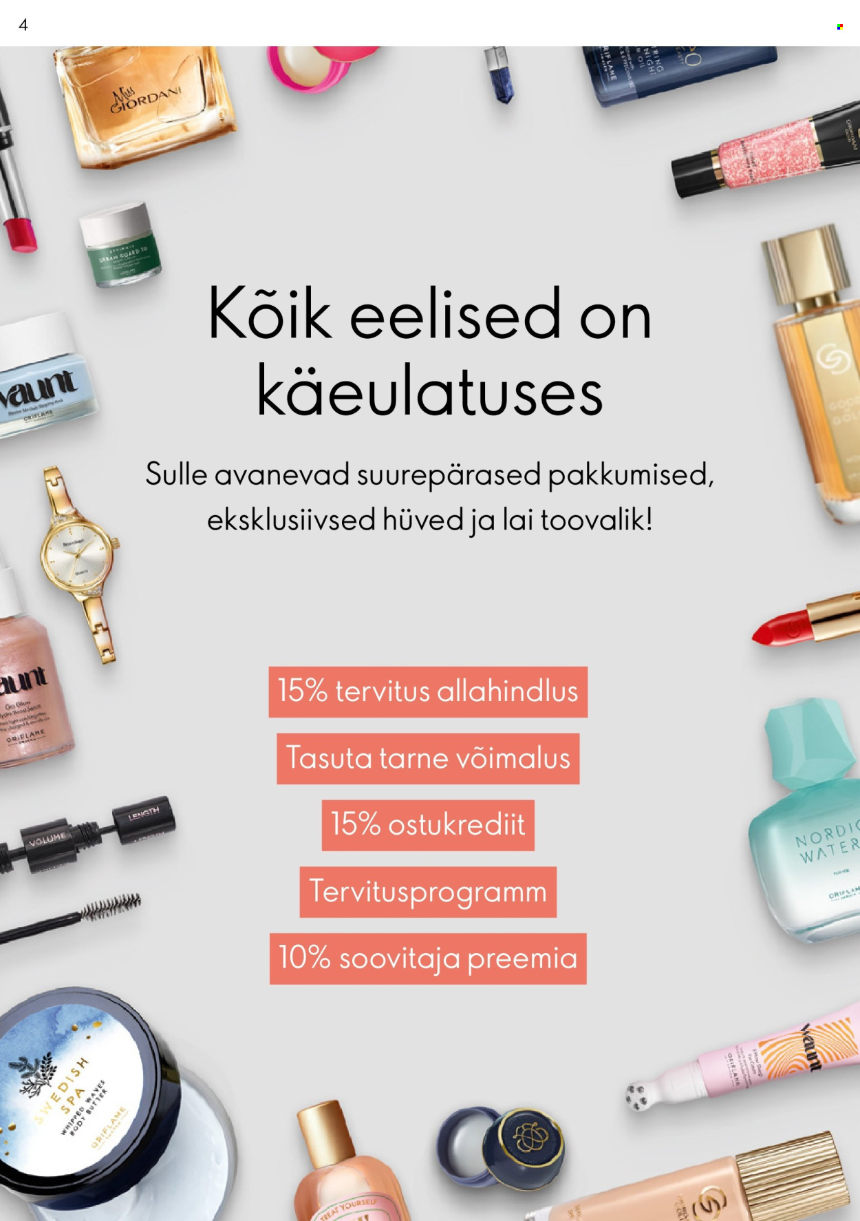 Oriflame kliendileht - Püsikliendi Preemiaprogramm