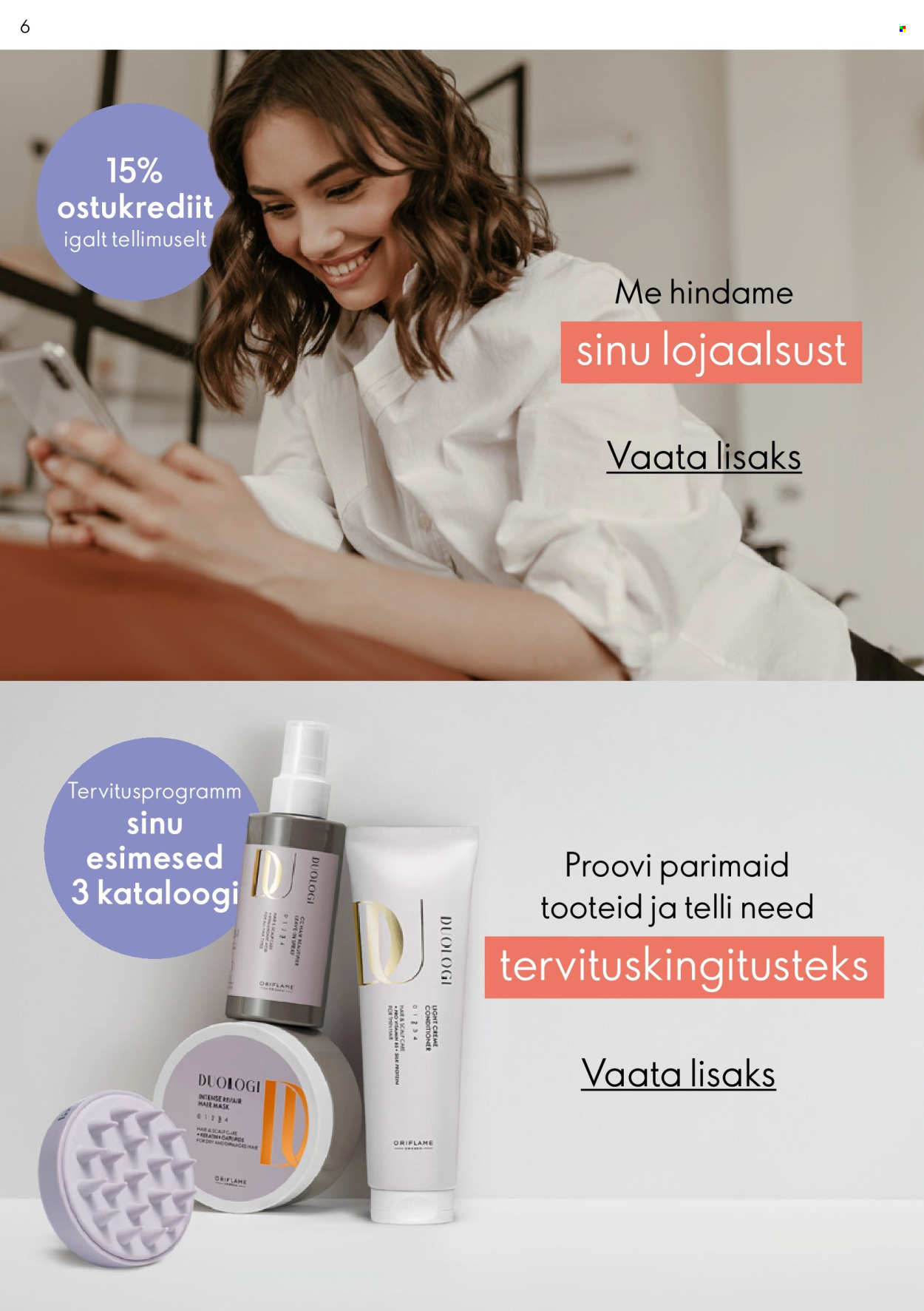 Oriflame kliendileht - Püsikliendi Preemiaprogramm