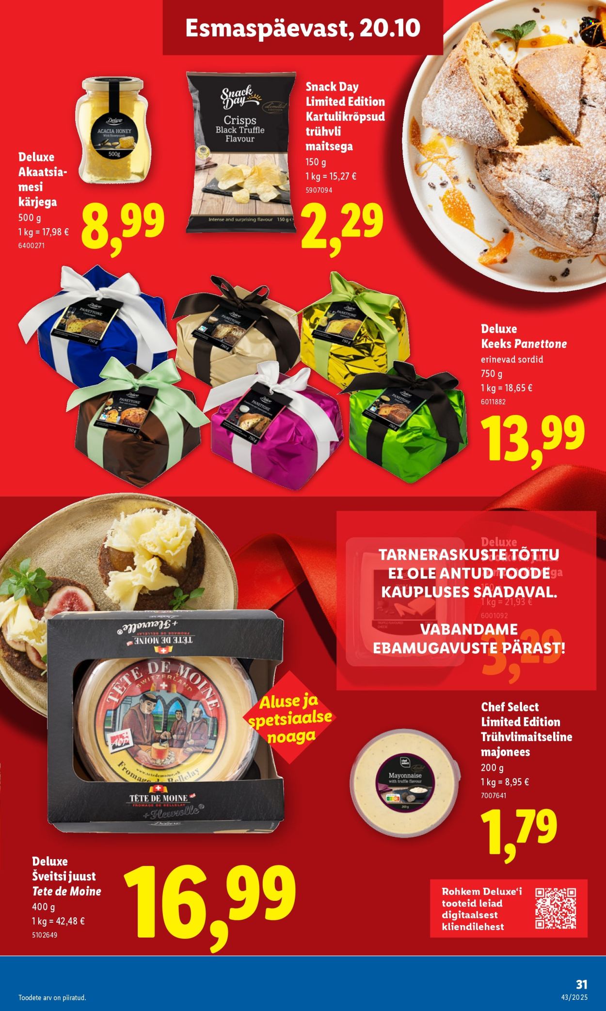 Lidl kliendileht - Nädalalõpu pakkumised (23.10 - 26.10.2025)