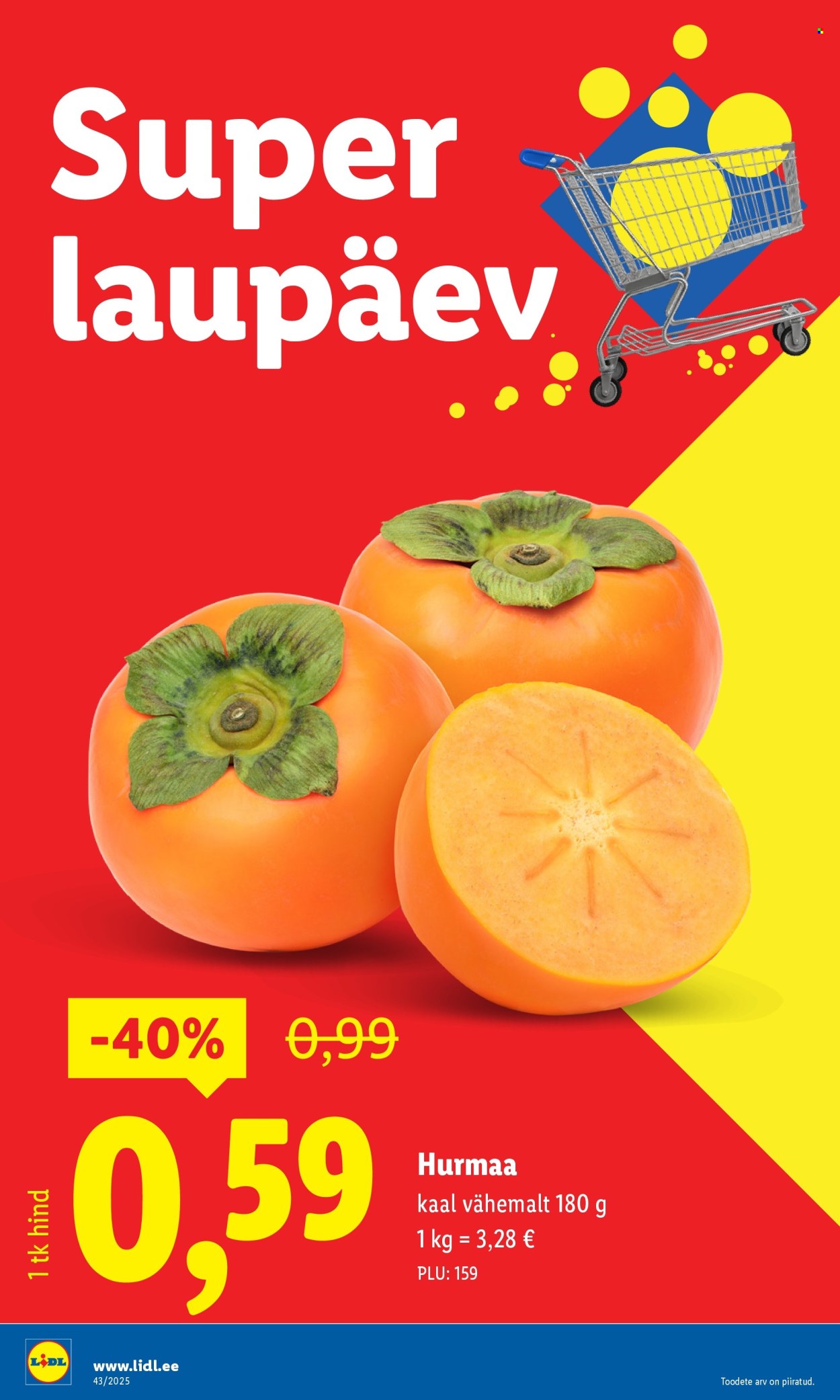 Lidl kliendileht - Nädalalõpu pakkumised (23.10 - 26.10.2025)