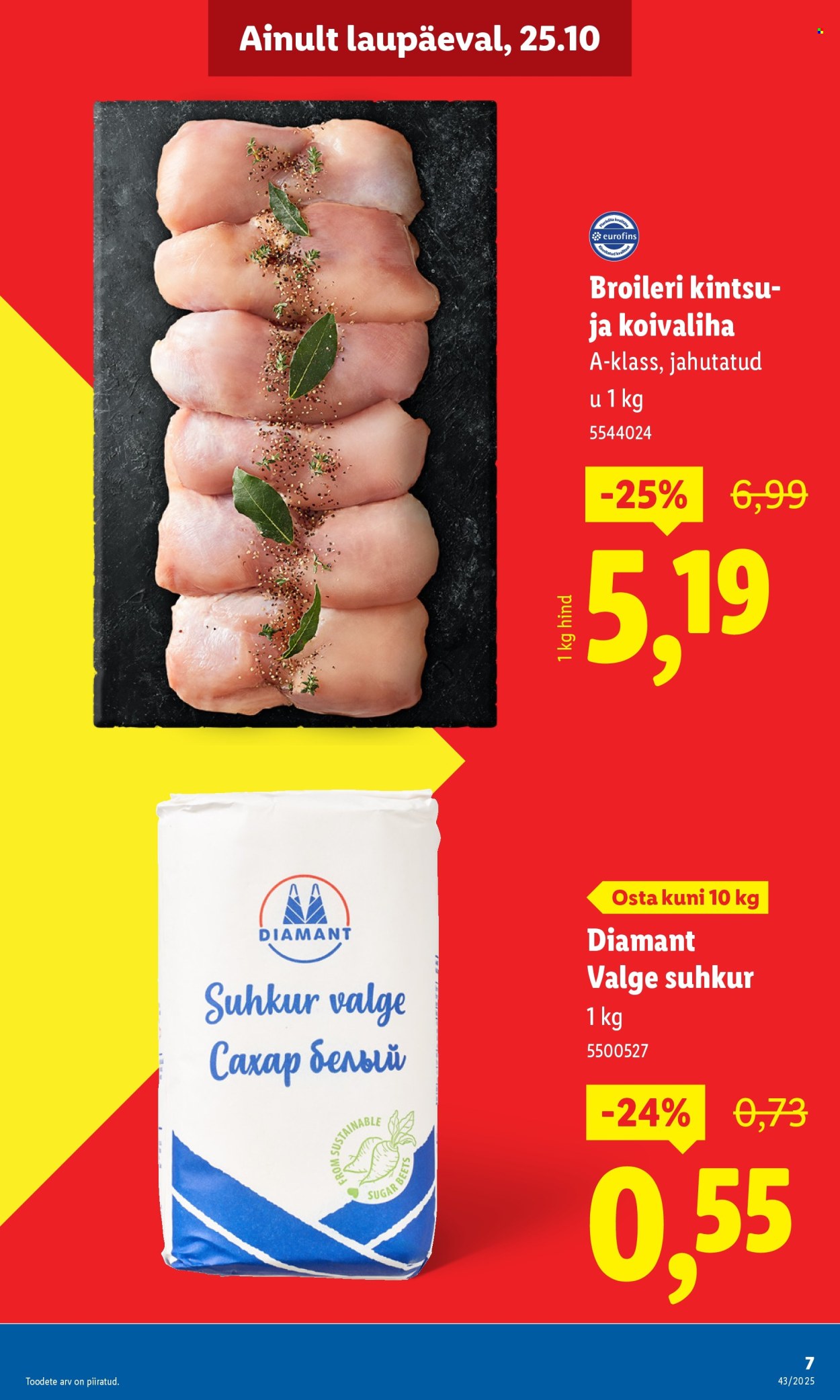 Lidl kliendileht - Nädalalõpu pakkumised (23.10 - 26.10.2025)