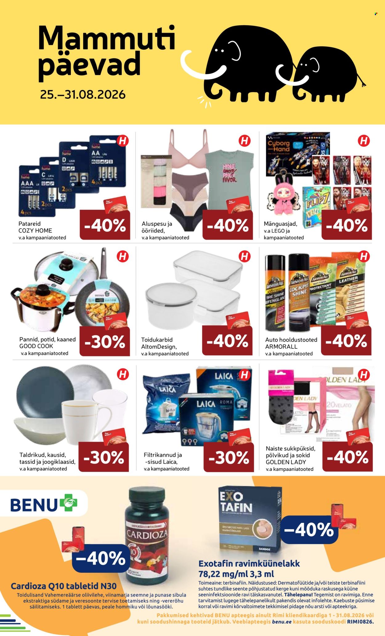 Rimi kliendileht (25.08 - 31.08.2026)