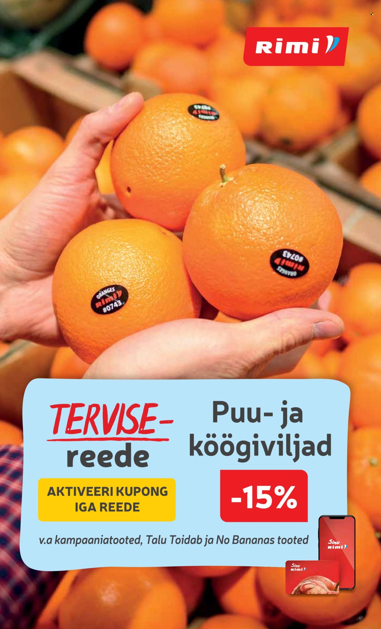 Rimi kliendileht (25.08 - 31.08.2026)