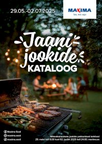 Maxima kliendileht - Jaanijookide kataloog (29.05 - 2.07.2025)