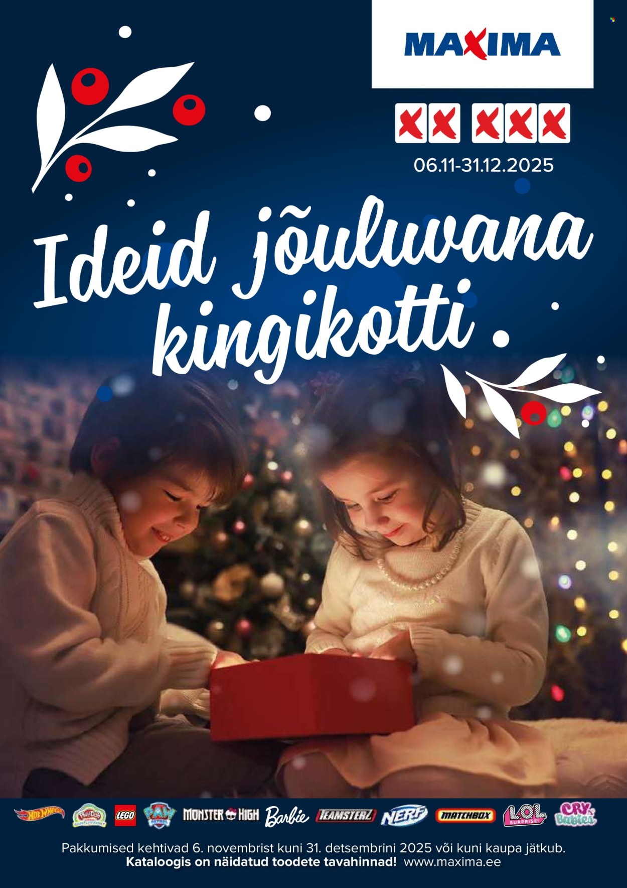 Maxima kliendileht - Mänguasjakataloog 2025 (6.11 - 31.12.2025)
