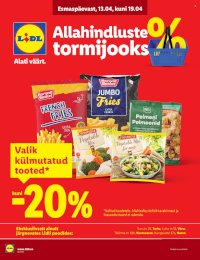 Lidl kliendileht - Allahindluste tormijooks (13.04 - 19.04.2026)