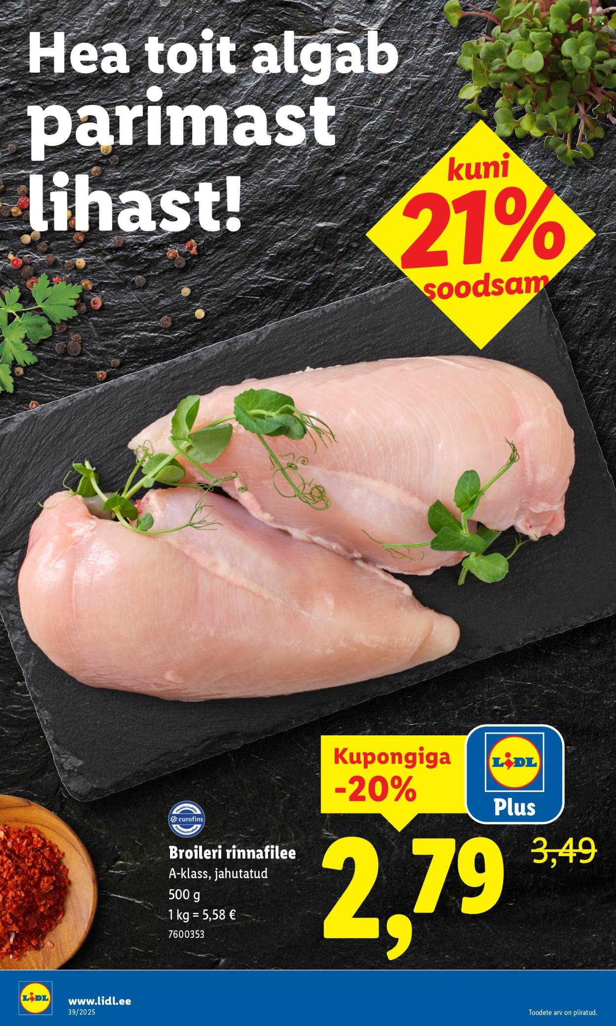 Lidl kliendileht - Kliendileht (22.09 - 28.09.2025)