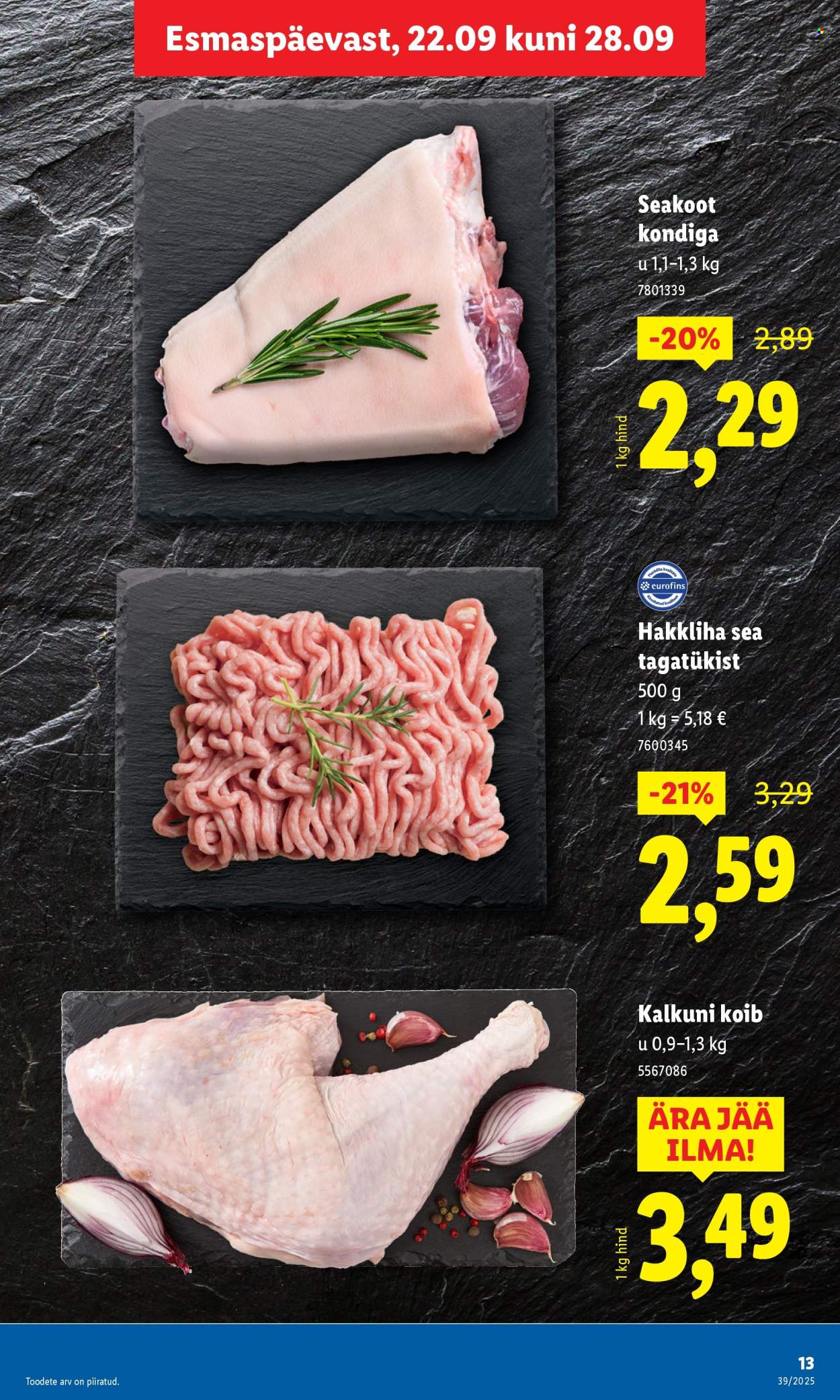 Lidl kliendileht - Kliendileht (22.09 - 28.09.2025)