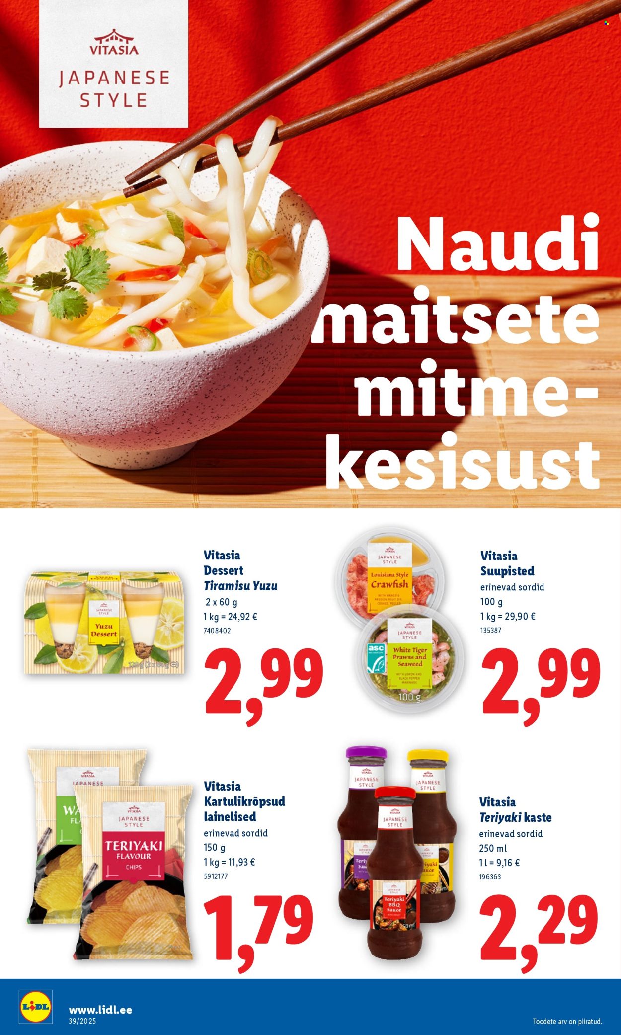 Lidl kliendileht - Kliendileht (22.09 - 28.09.2025)