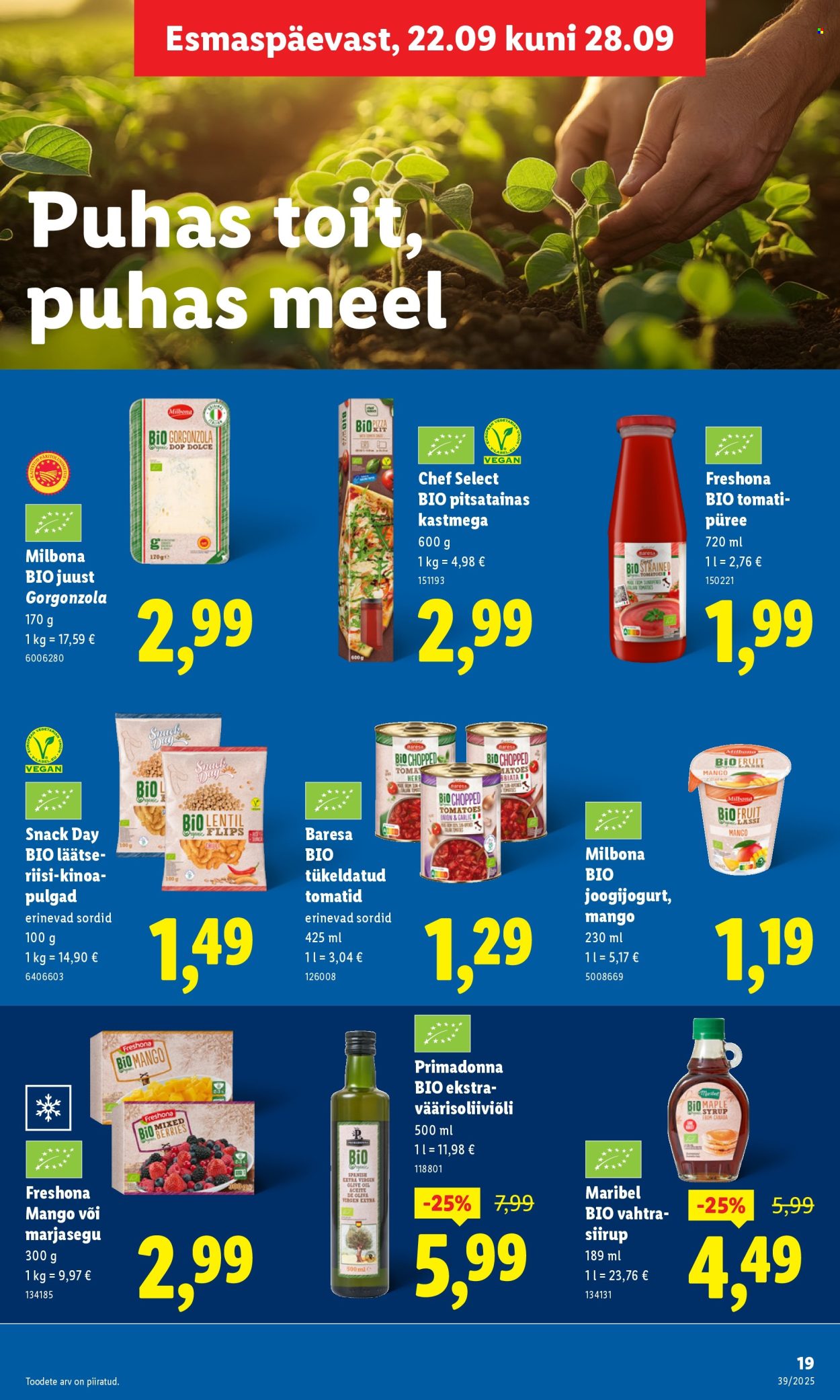 Lidl kliendileht - Kliendileht (22.09 - 28.09.2025)