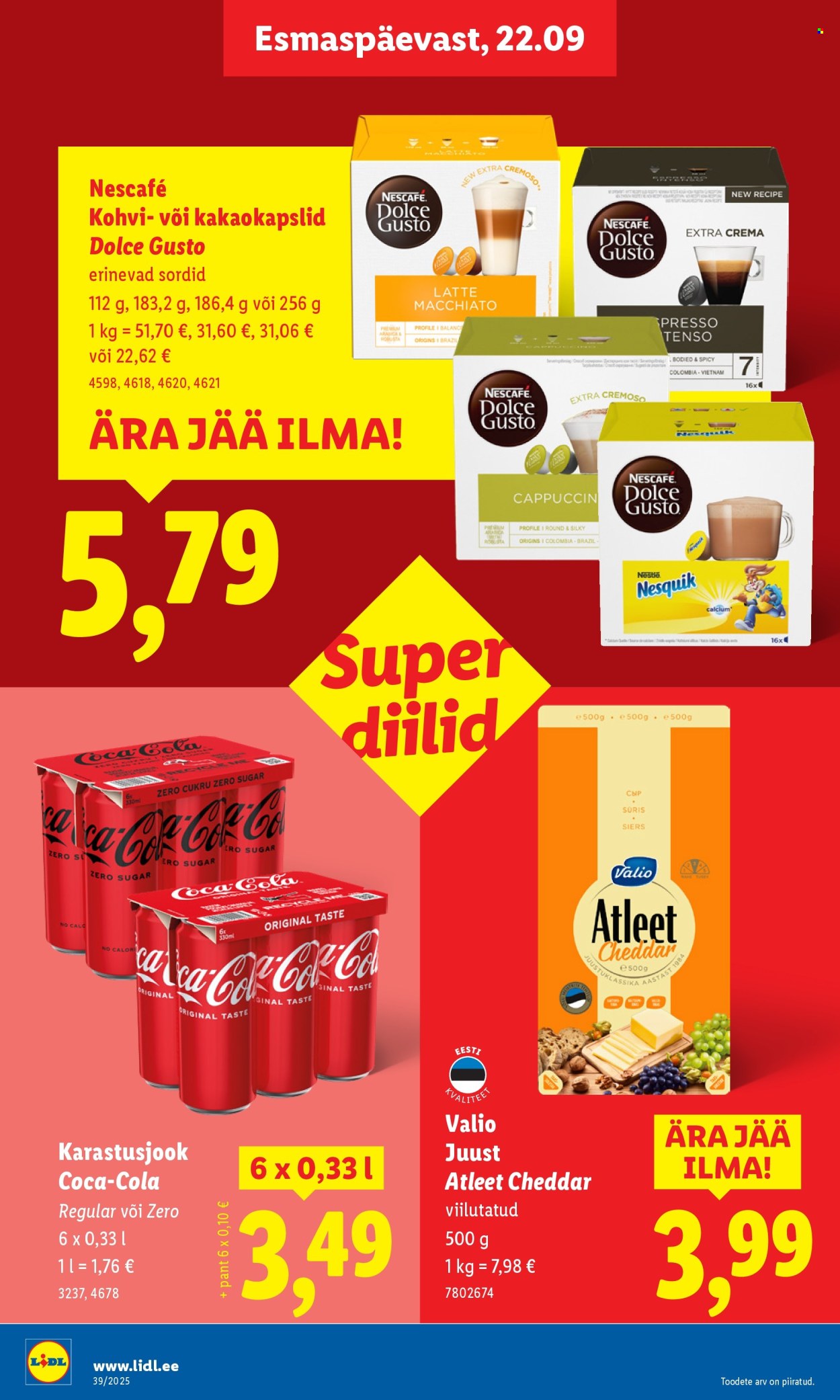 Lidl kliendileht - Kliendileht (22.09 - 28.09.2025)