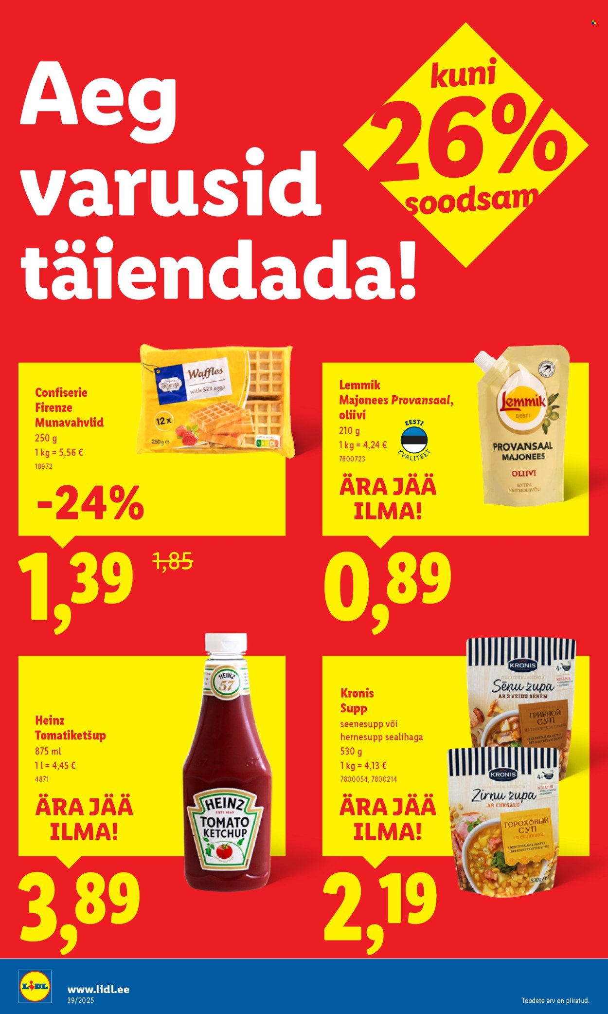 Lidl kliendileht - Kliendileht (22.09 - 28.09.2025)
