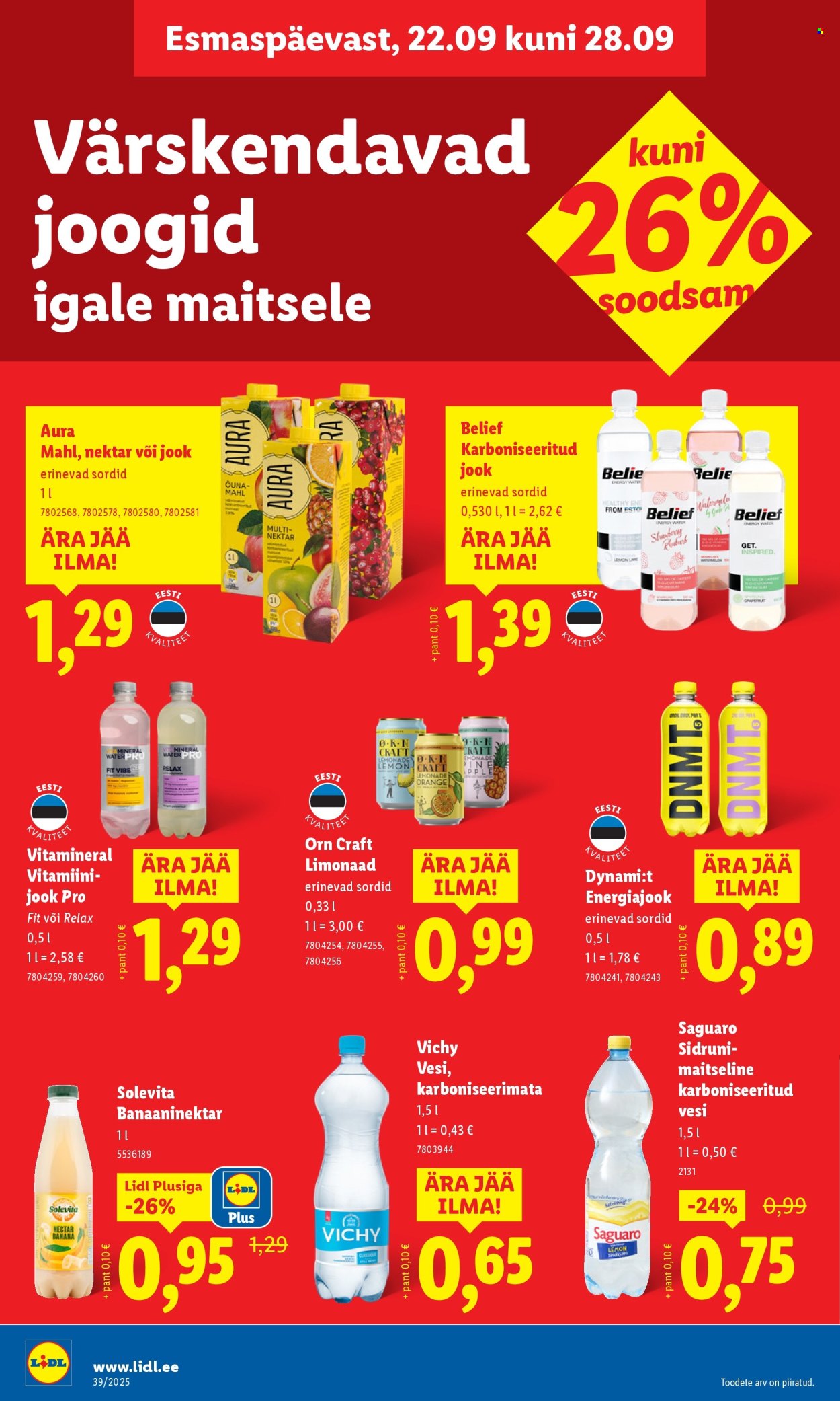 Lidl kliendileht - Kliendileht (22.09 - 28.09.2025)