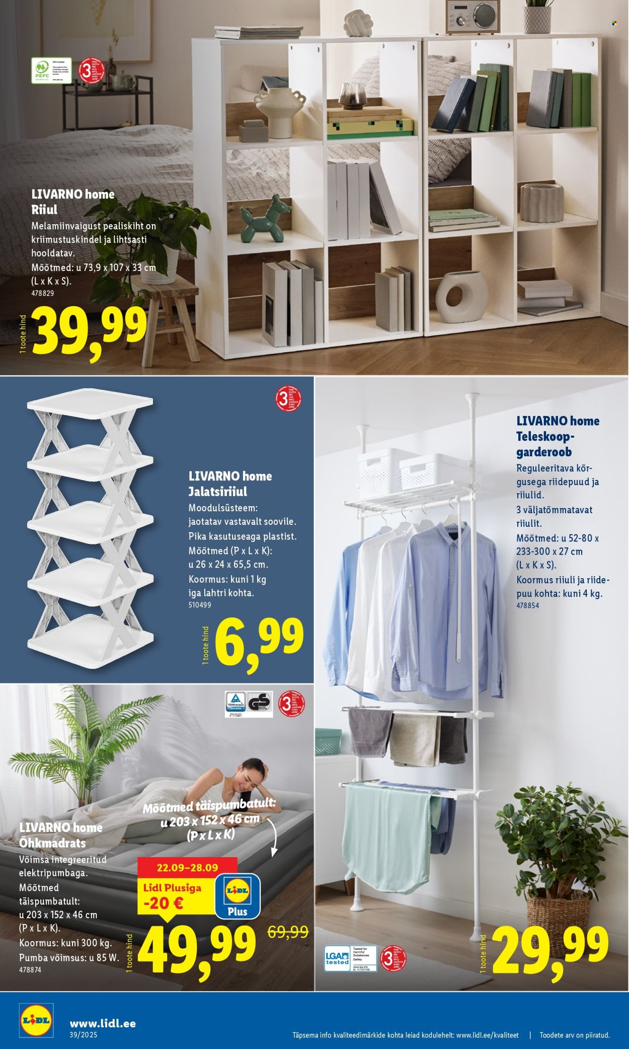 Lidl kliendileht - Kliendileht (22.09 - 28.09.2025)