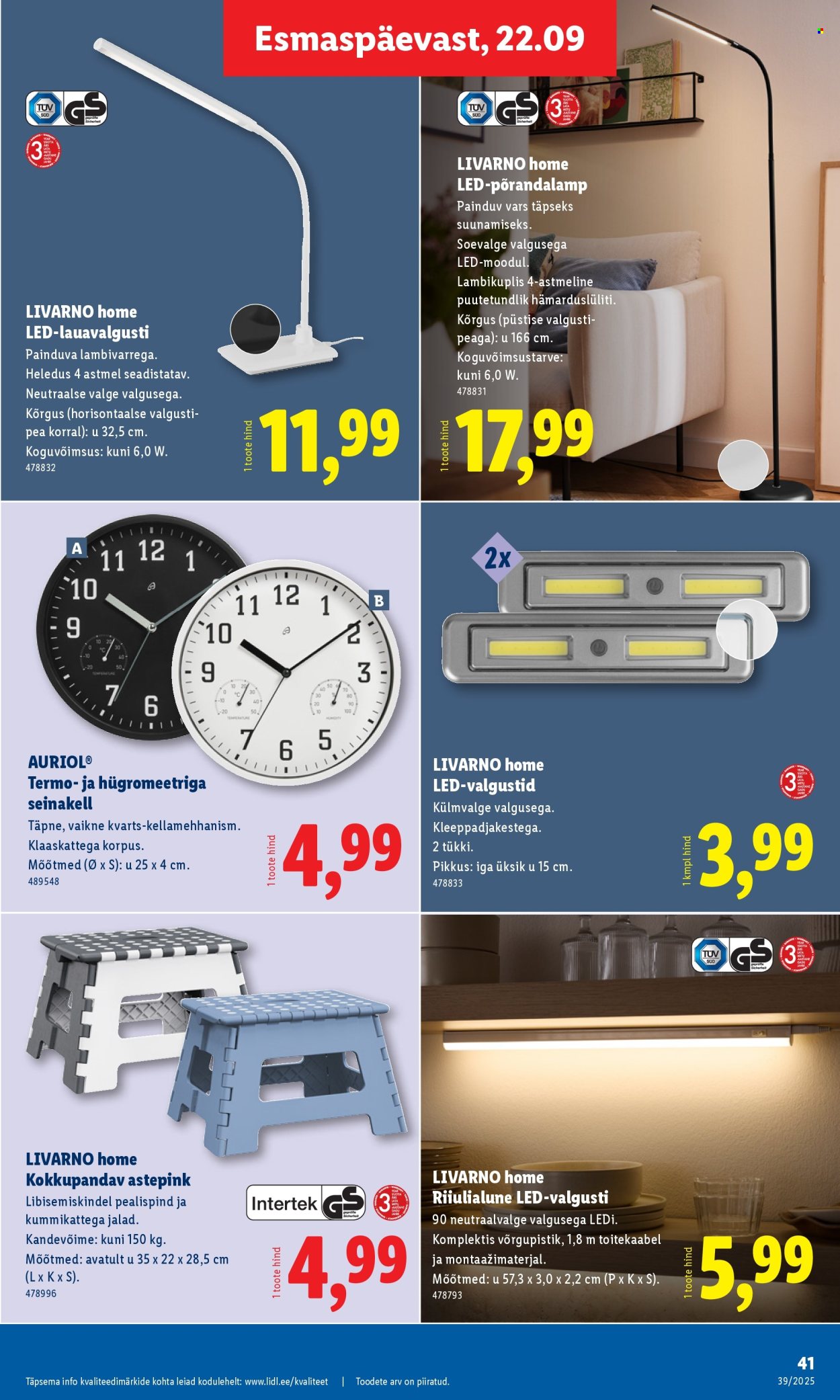 Lidl kliendileht - Kliendileht (22.09 - 28.09.2025)