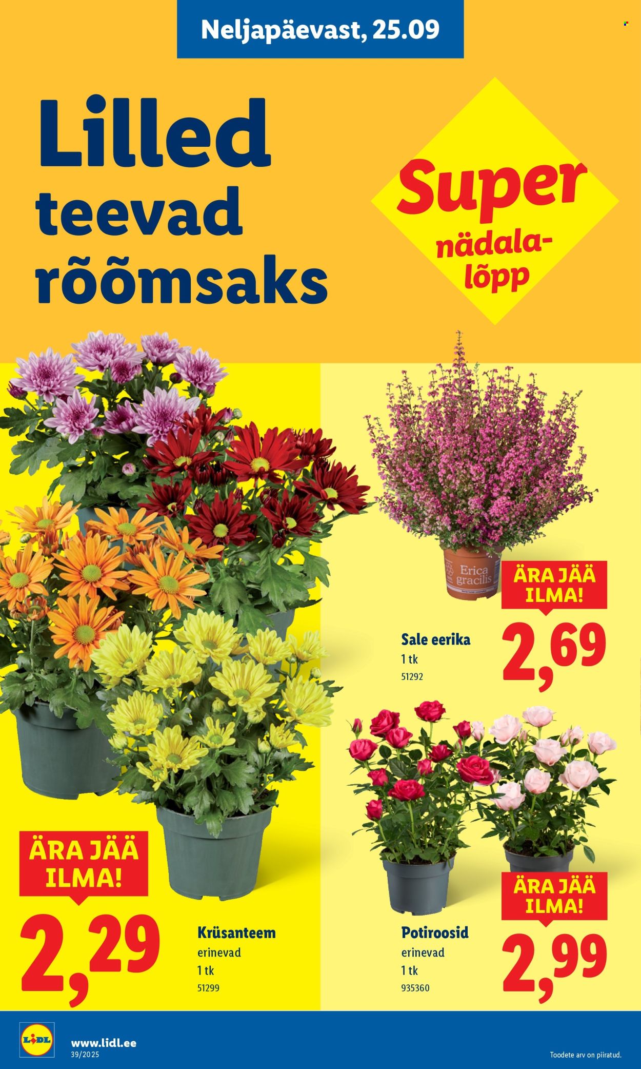 Lidl kliendileht - Kliendileht (22.09 - 28.09.2025)