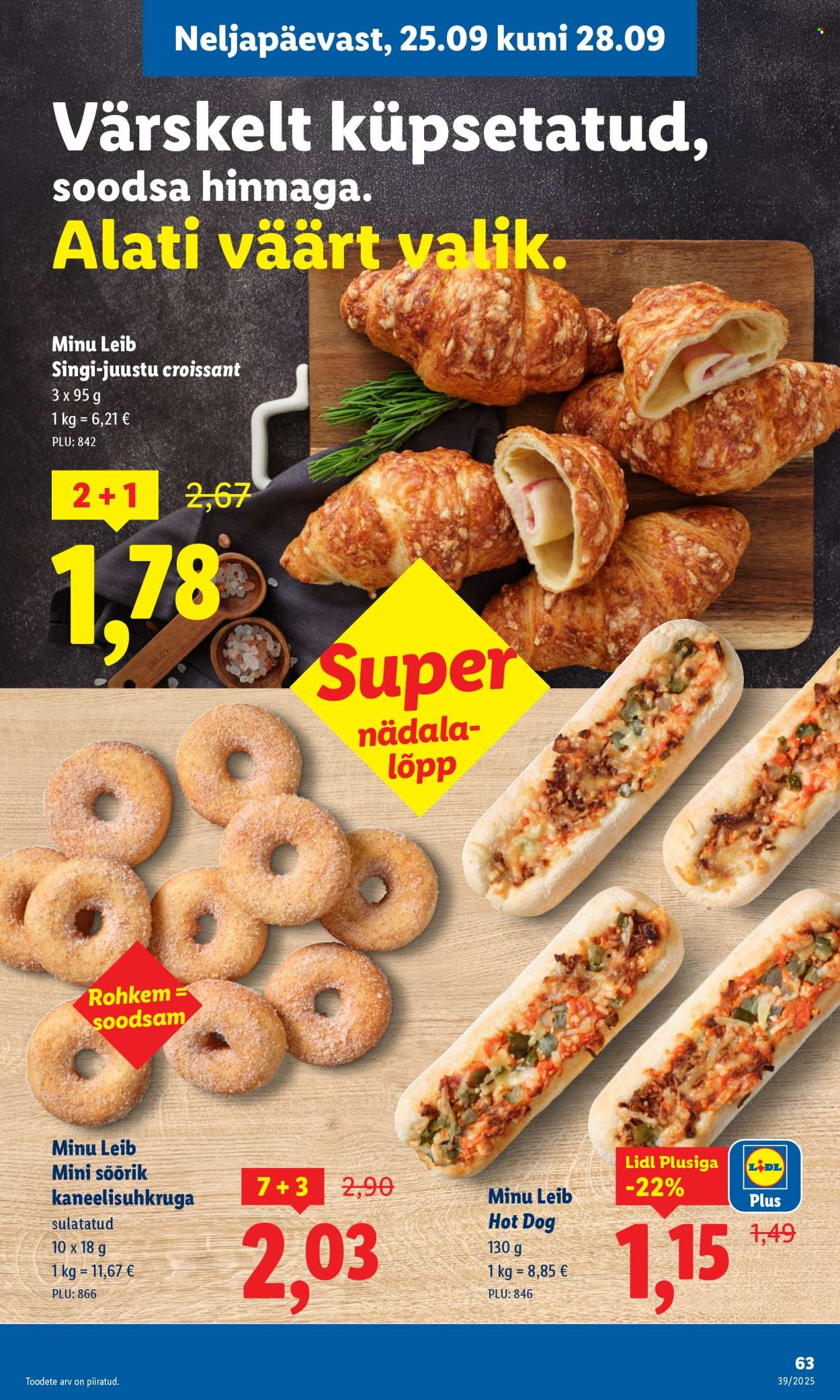 Lidl kliendileht - Kliendileht (22.09 - 28.09.2025)