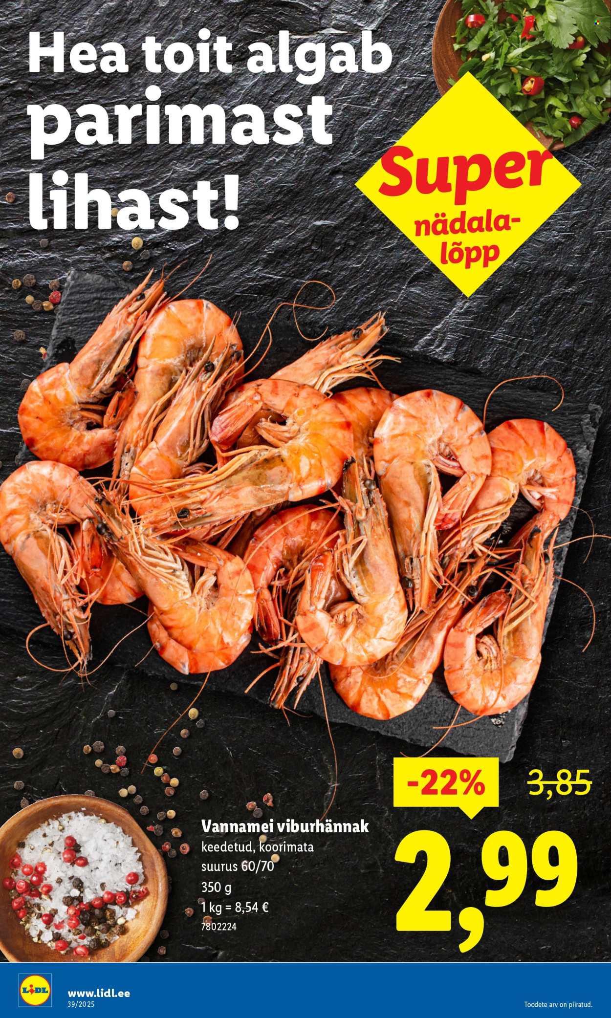 Lidl kliendileht - Kliendileht (22.09 - 28.09.2025)