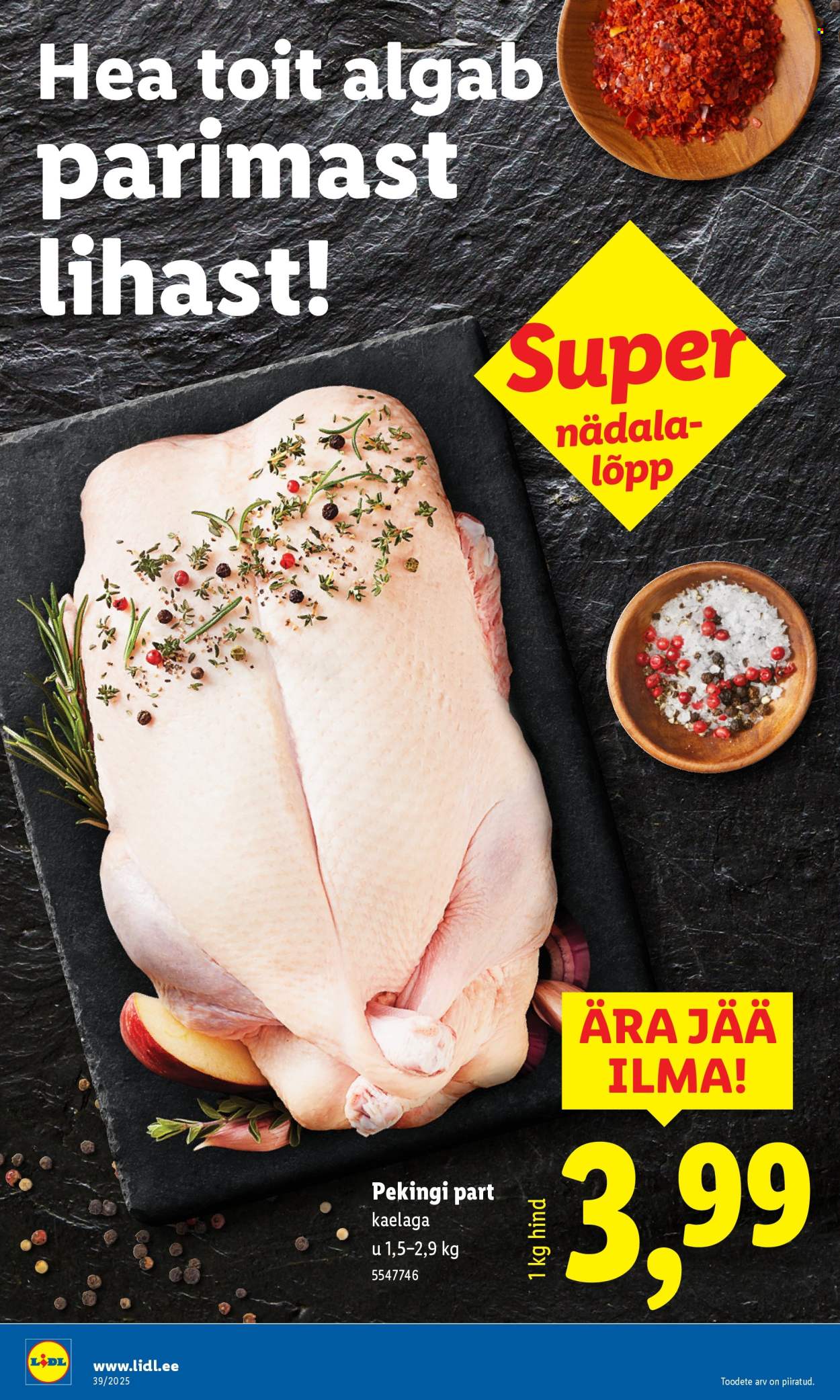 Lidl kliendileht - Kliendileht (22.09 - 28.09.2025)