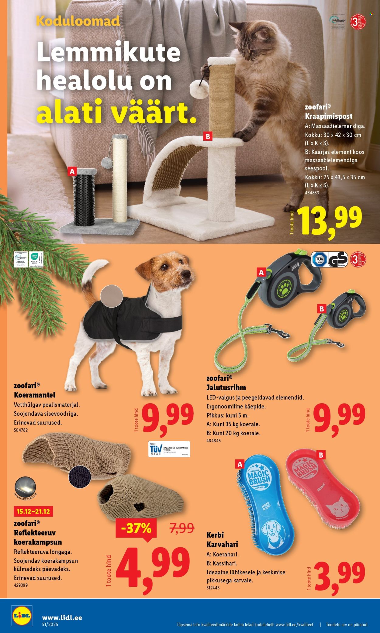 Lidl kliendileht - Tööstuskaupade pakkumised (15.12 - 21.12.2025)