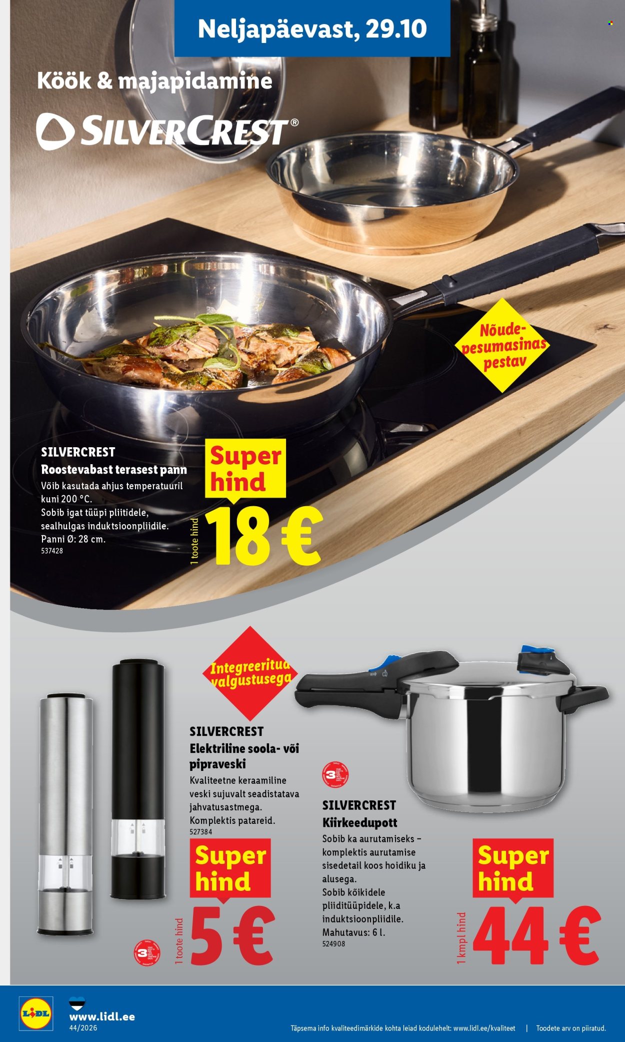 Lidl kliendileht (26.10 - 1.11.2026)