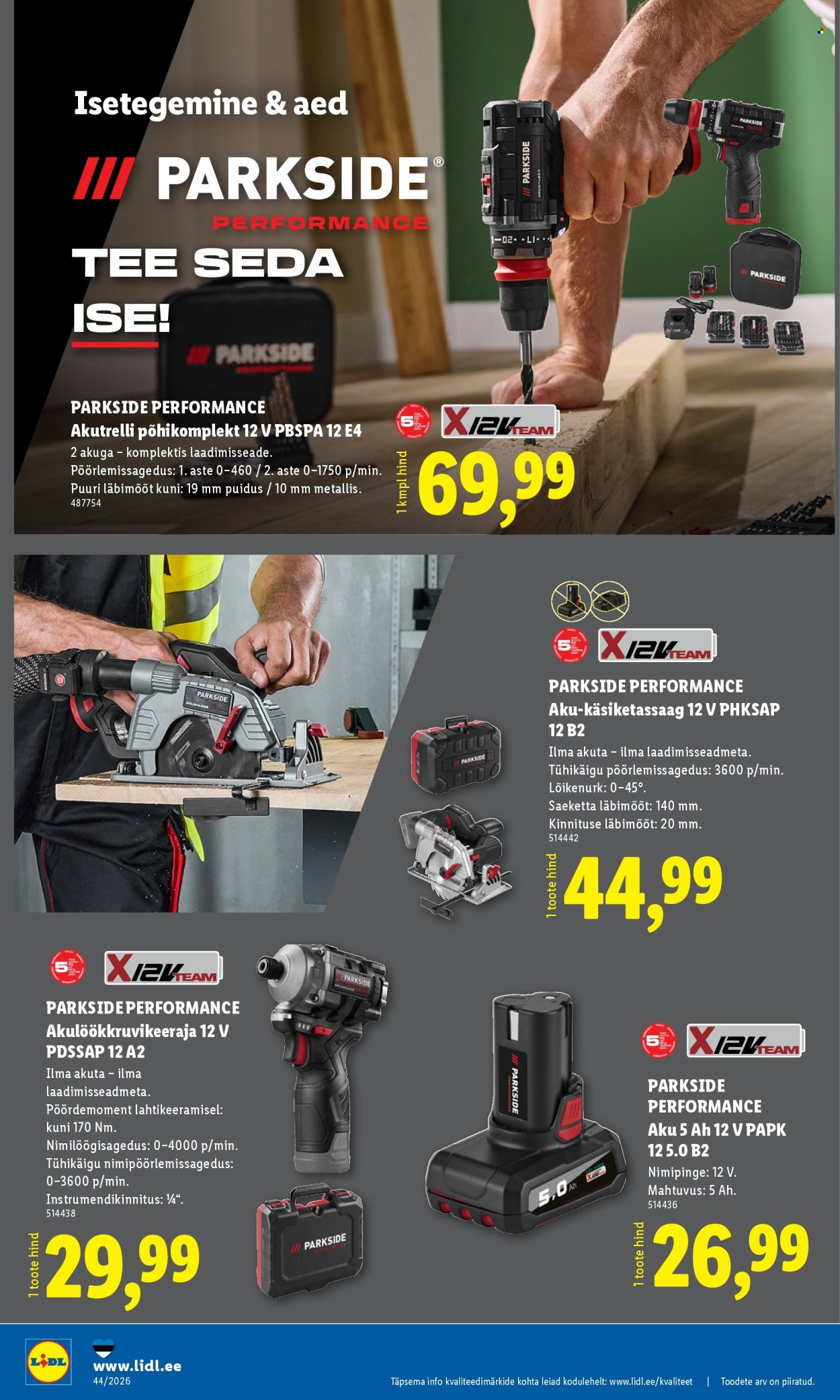 Lidl kliendileht (26.10 - 1.11.2026)