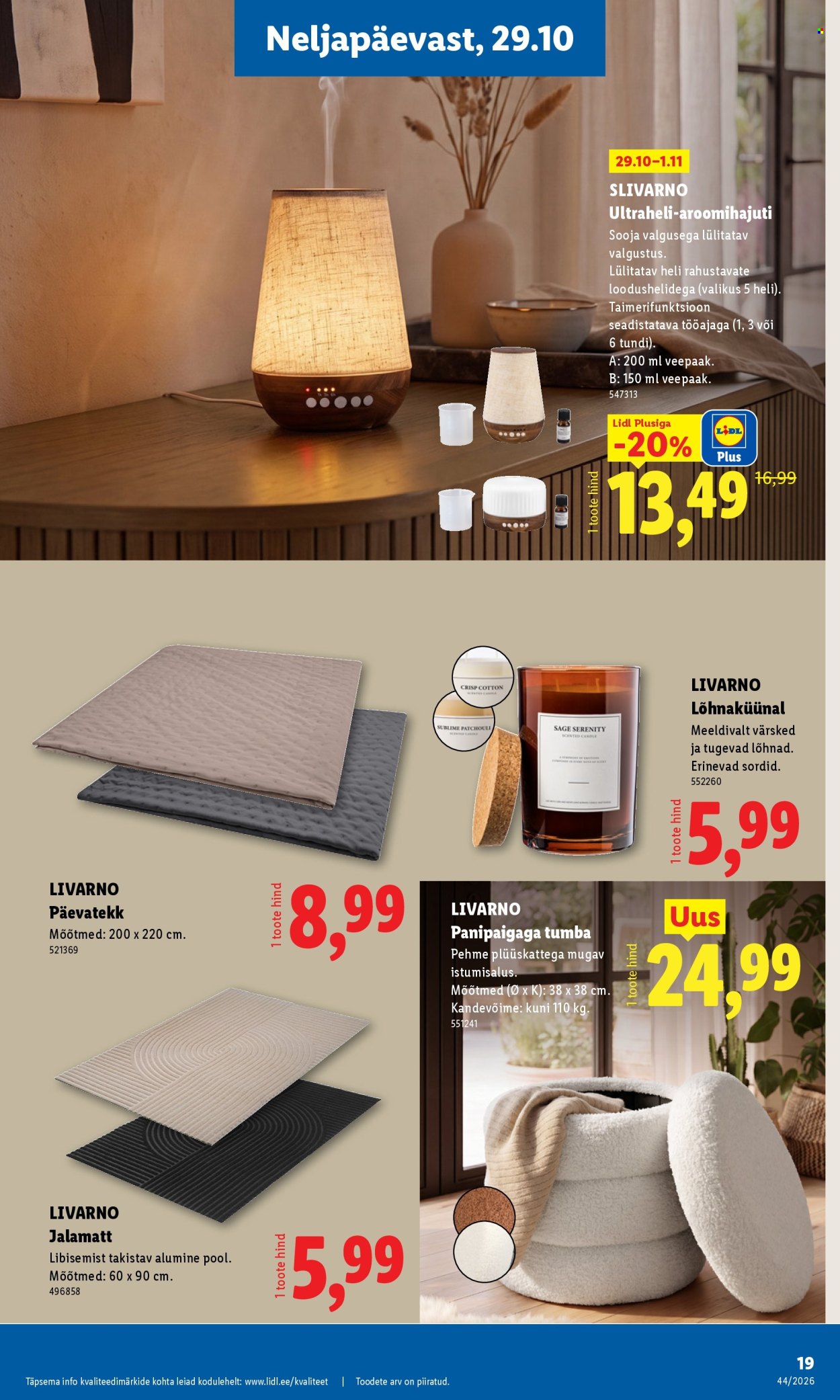 Lidl kliendileht (26.10 - 1.11.2026)