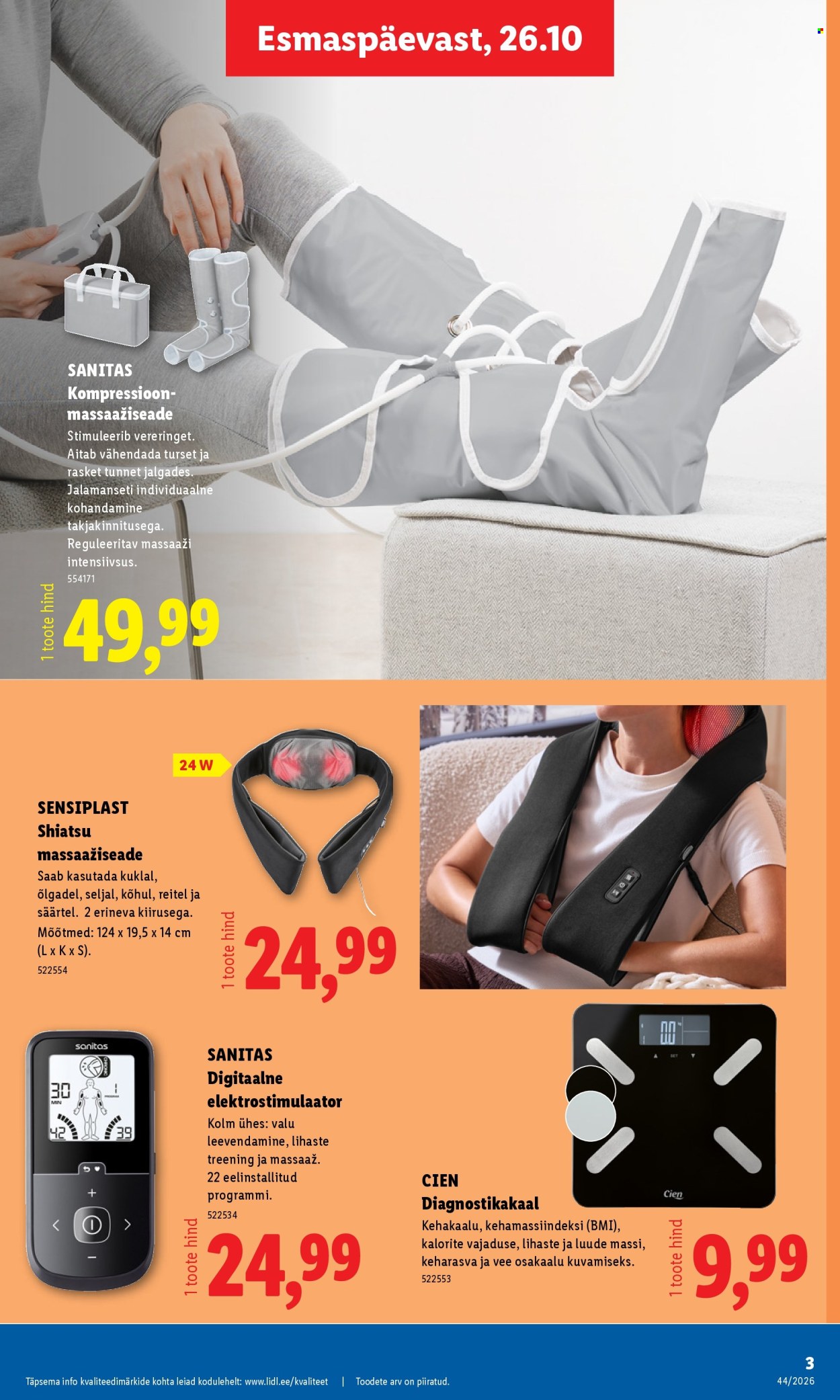 Lidl kliendileht (26.10 - 1.11.2026)