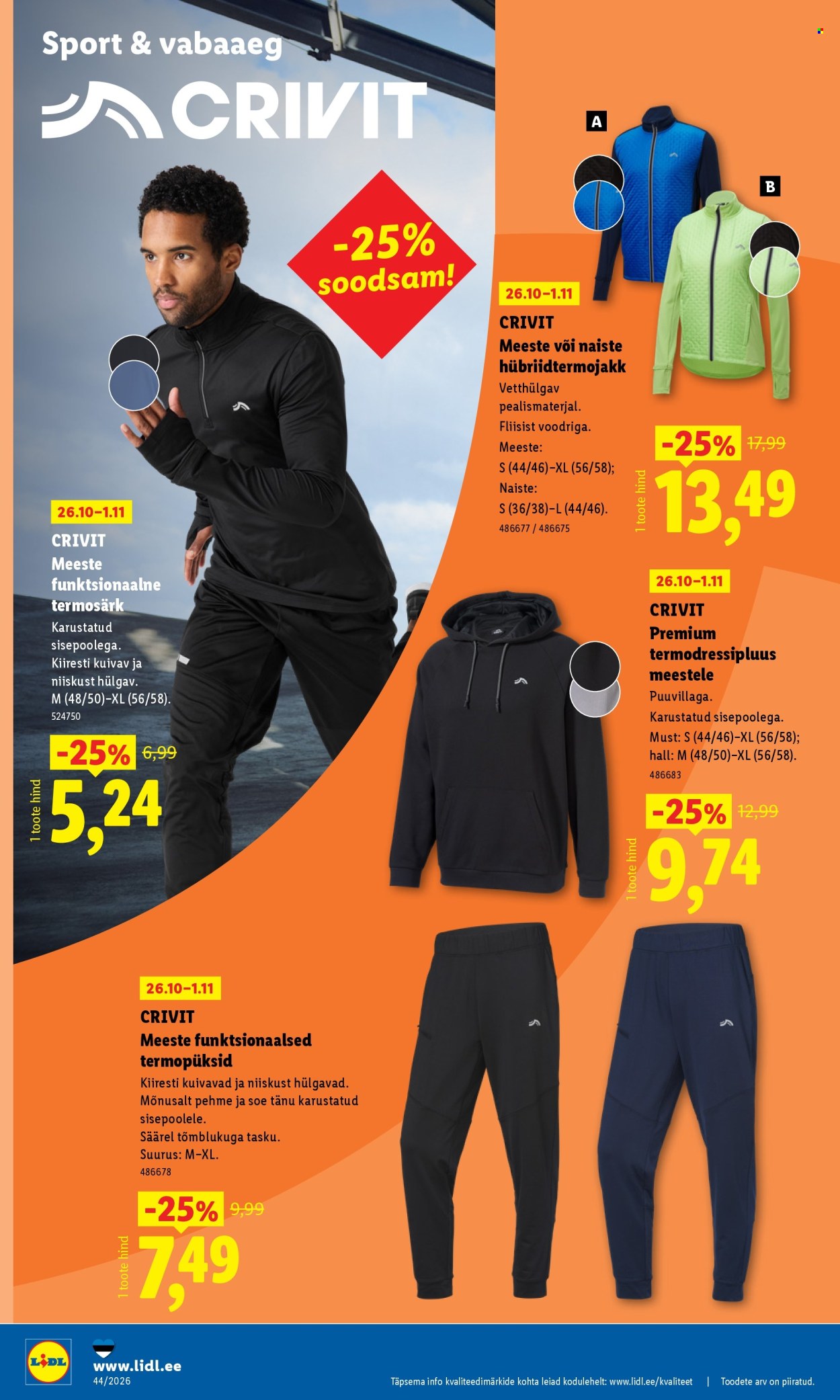 Lidl kliendileht (26.10 - 1.11.2026)