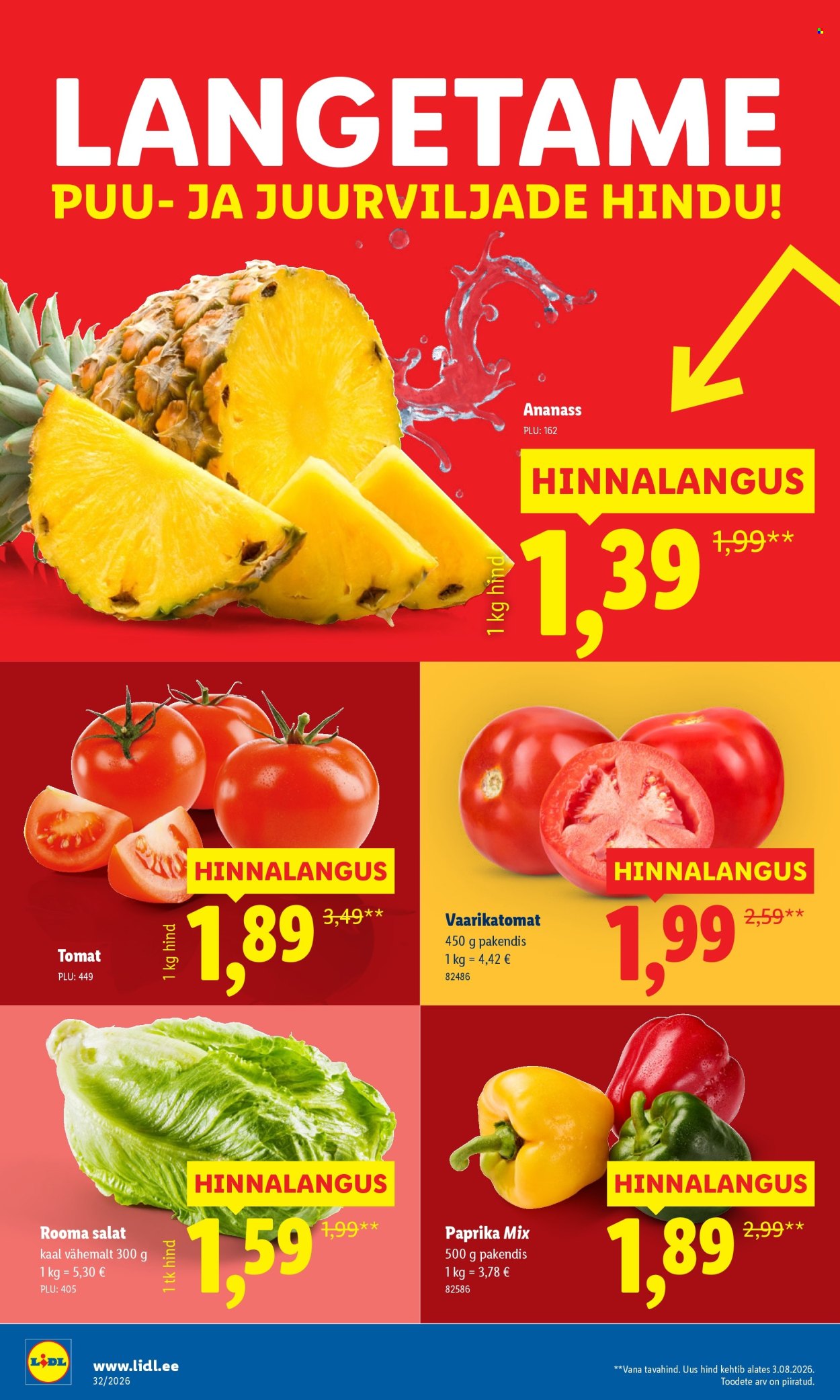 Lidl kliendileht (3.08 - 9.08.2026)