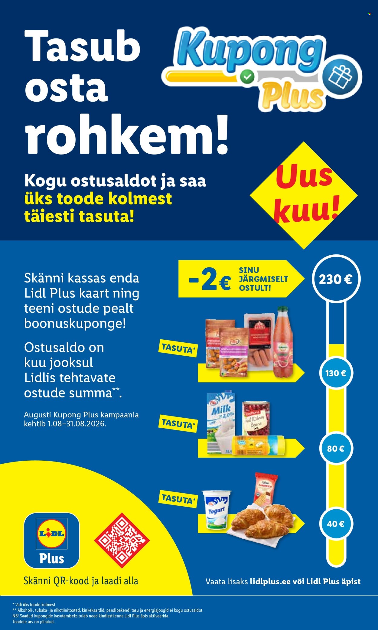 Lidl kliendileht (3.08 - 9.08.2026)