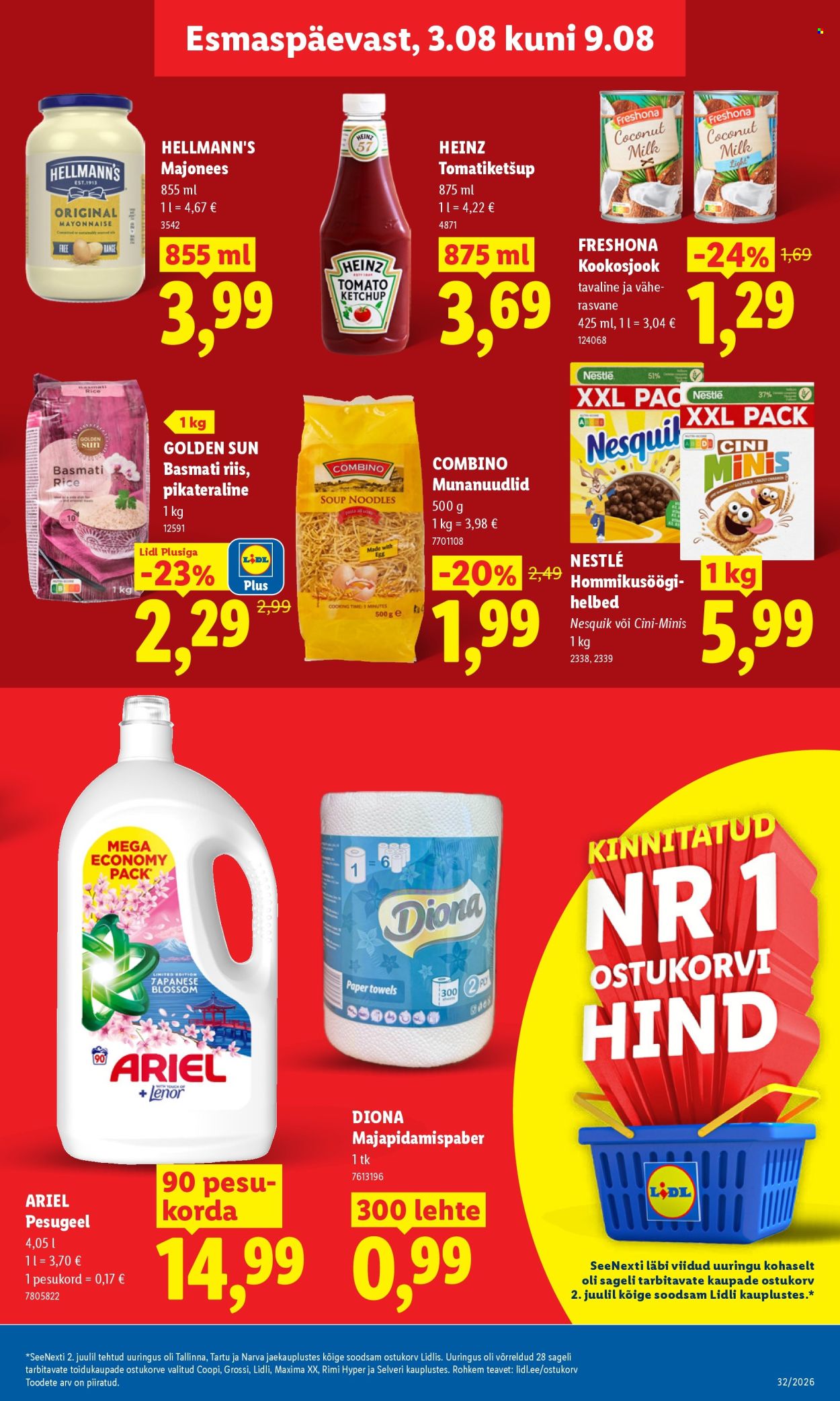 Lidl kliendileht (3.08 - 9.08.2026)