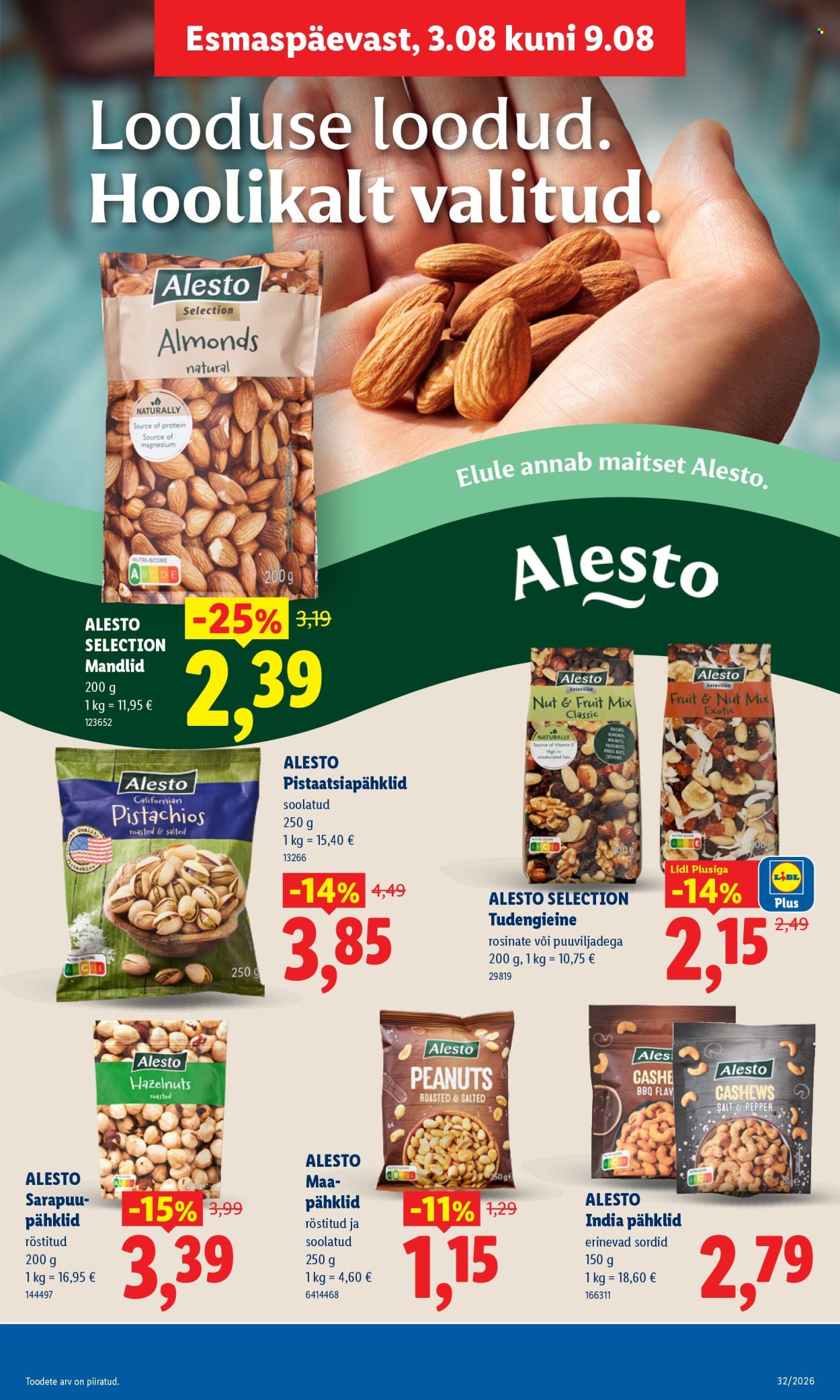 Lidl kliendileht (3.08 - 9.08.2026)