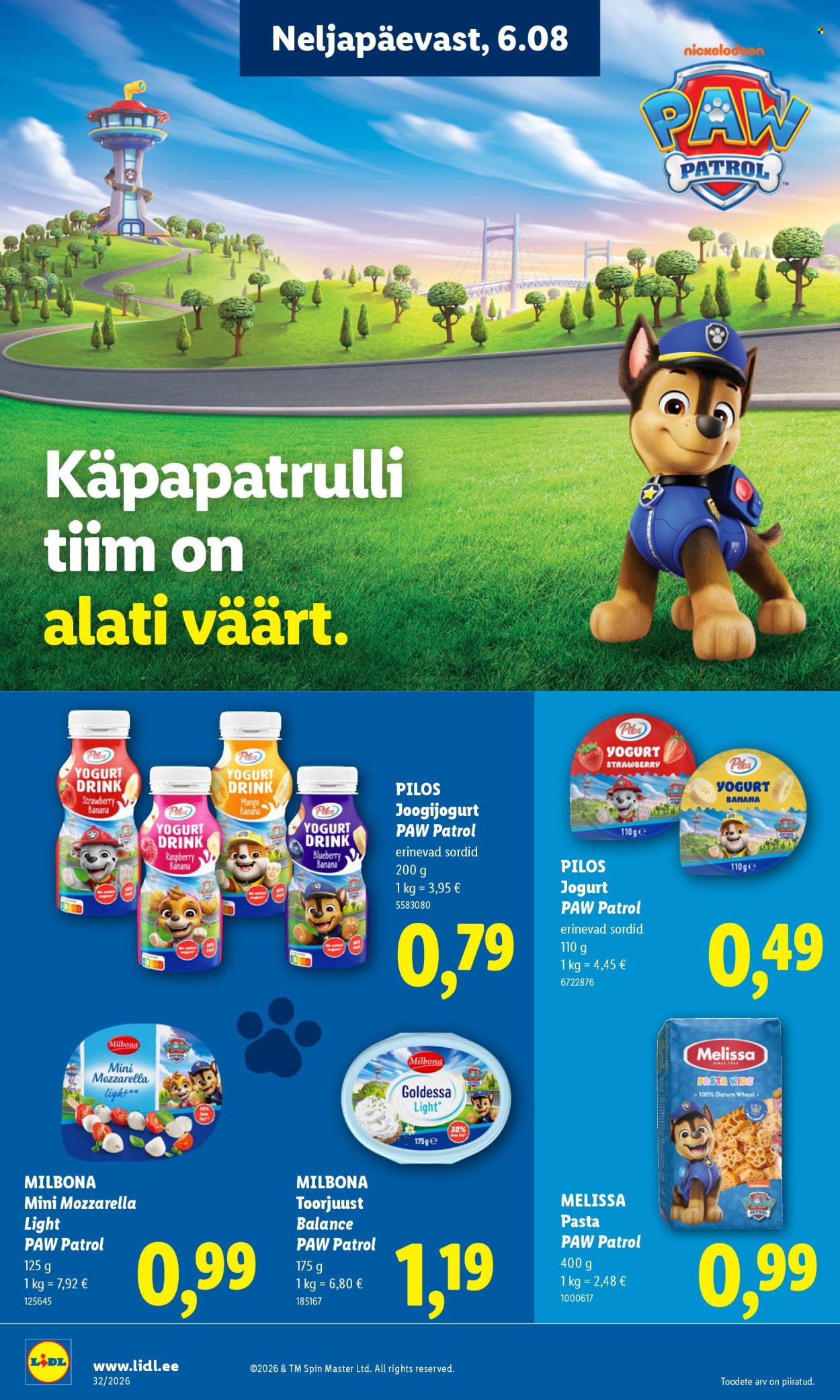 Lidl kliendileht (3.08 - 9.08.2026)