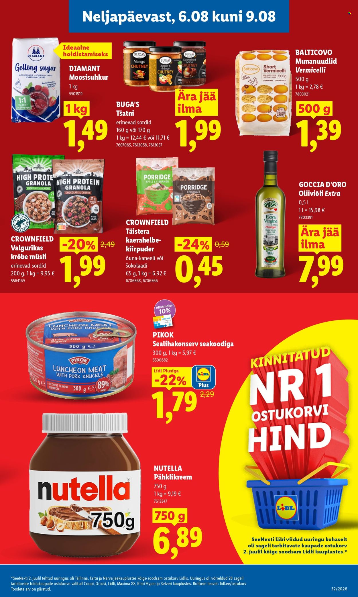 Lidl kliendileht (3.08 - 9.08.2026)