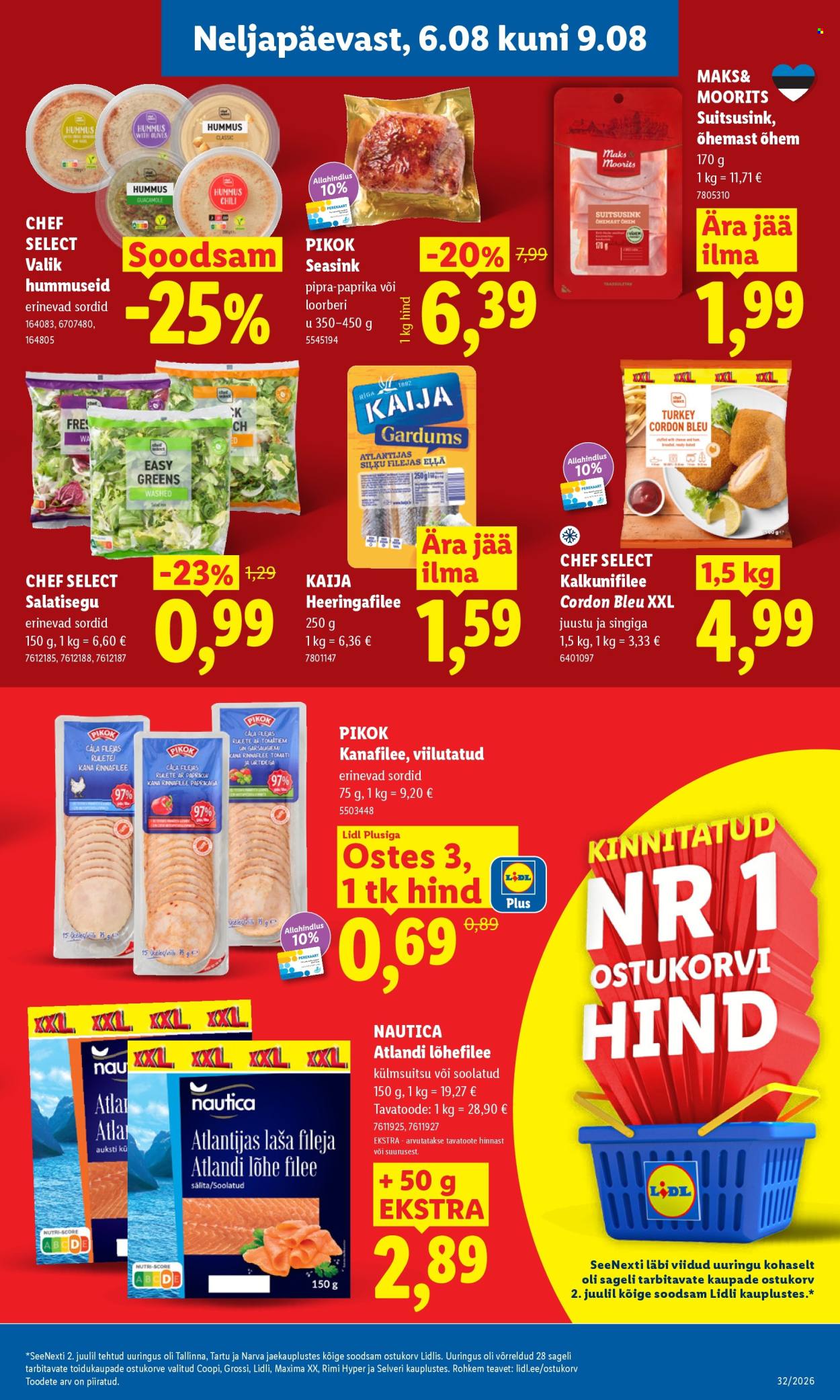 Lidl kliendileht (3.08 - 9.08.2026)