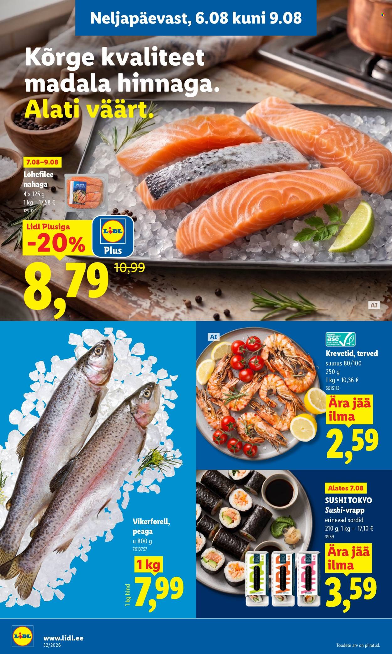 Lidl kliendileht (3.08 - 9.08.2026)