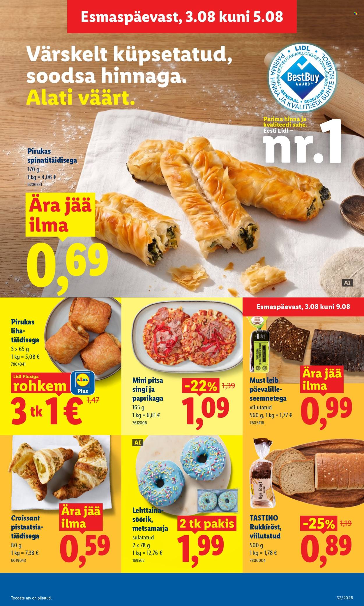 Lidl kliendileht (3.08 - 9.08.2026)