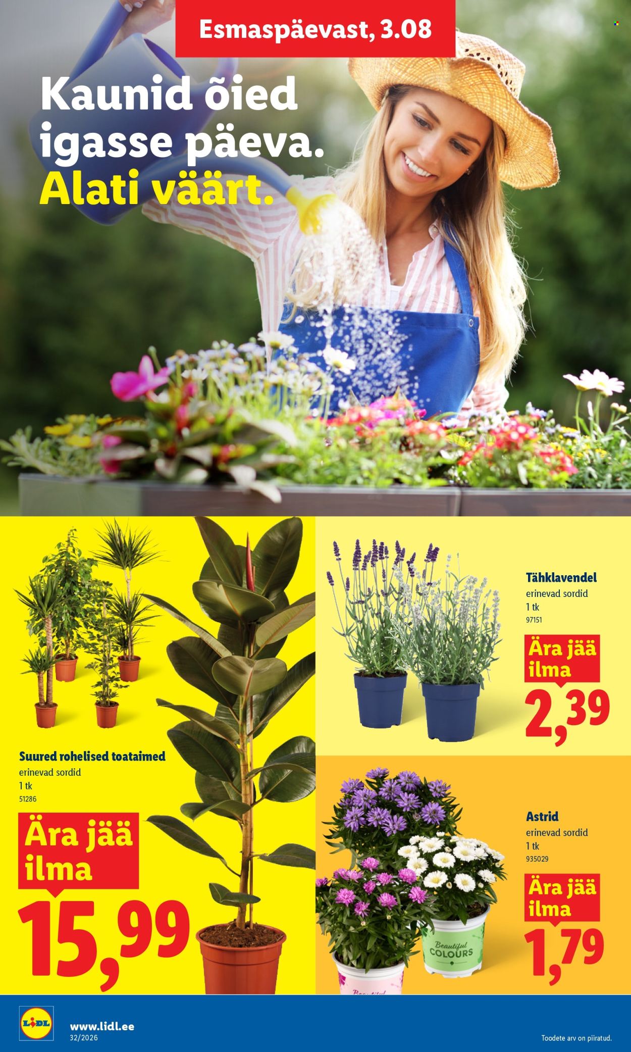 Lidl kliendileht (3.08 - 9.08.2026)
