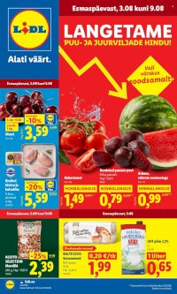 Lidl kliendileht (3.08 - 9.08.2026)