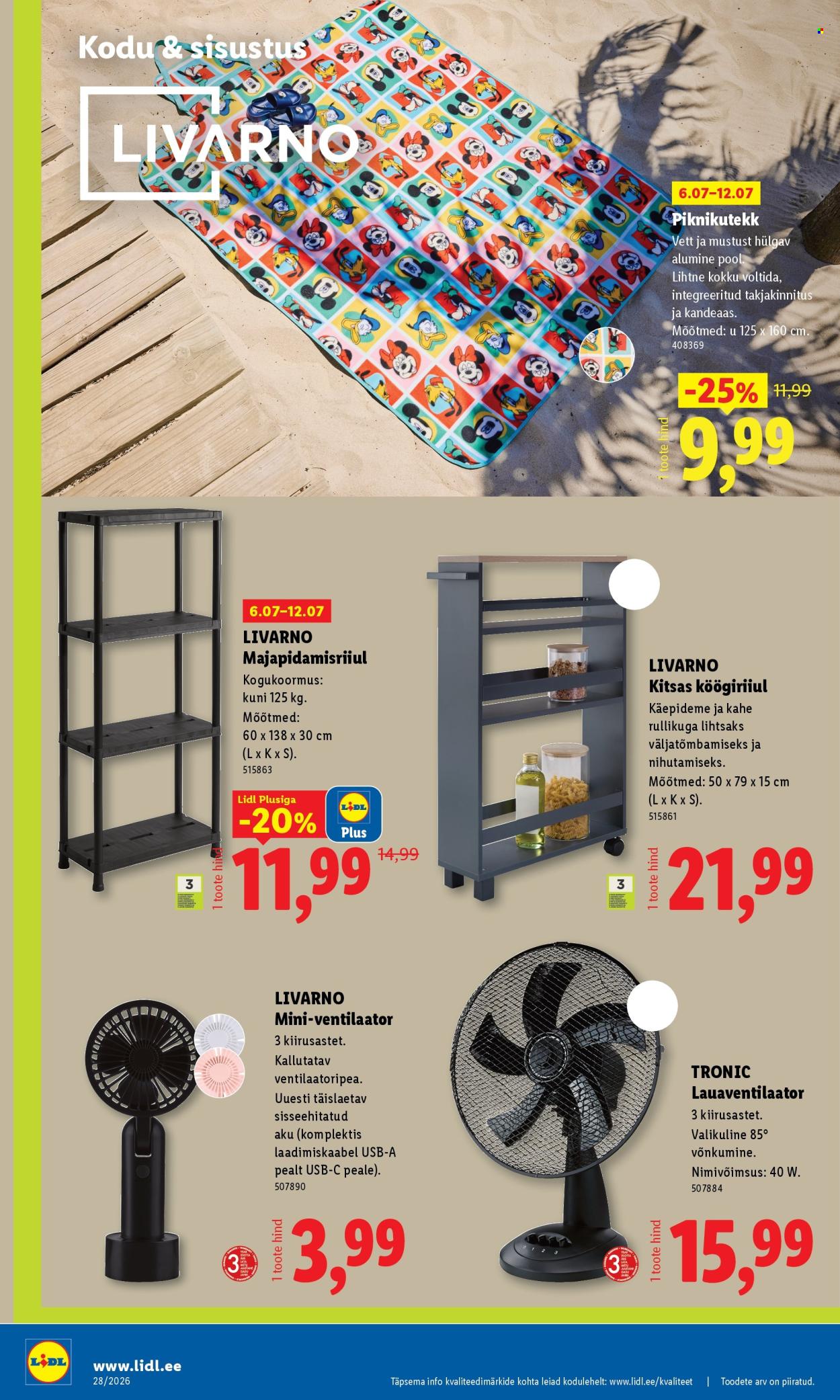 Lidl kliendileht (6.07 - 12.07.2026)