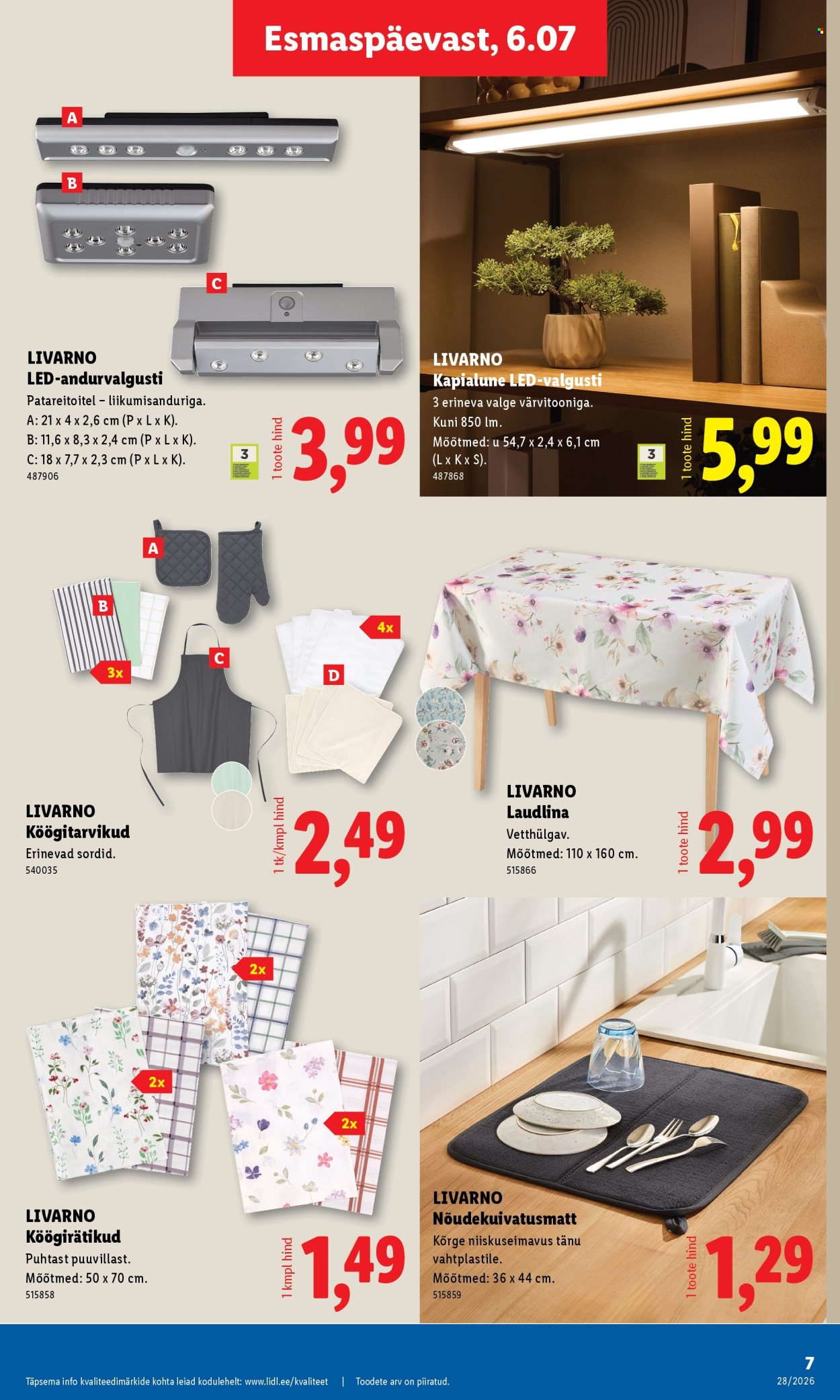 Lidl kliendileht (6.07 - 12.07.2026)