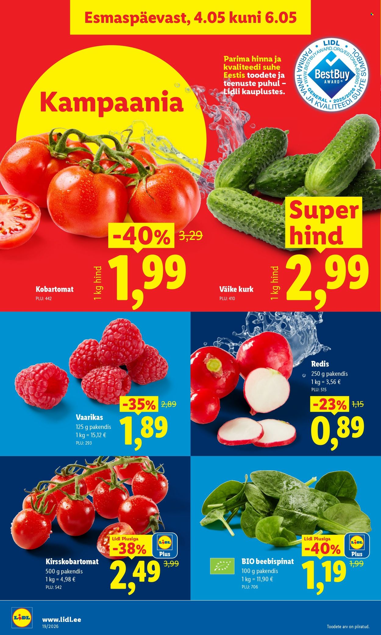 Lidl kliendileht - Kliendileht (4.05 - 10.05.2026)