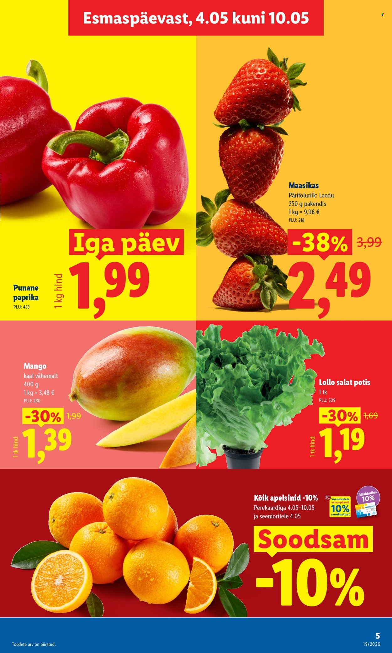 Lidl kliendileht - Kliendileht (4.05 - 10.05.2026)
