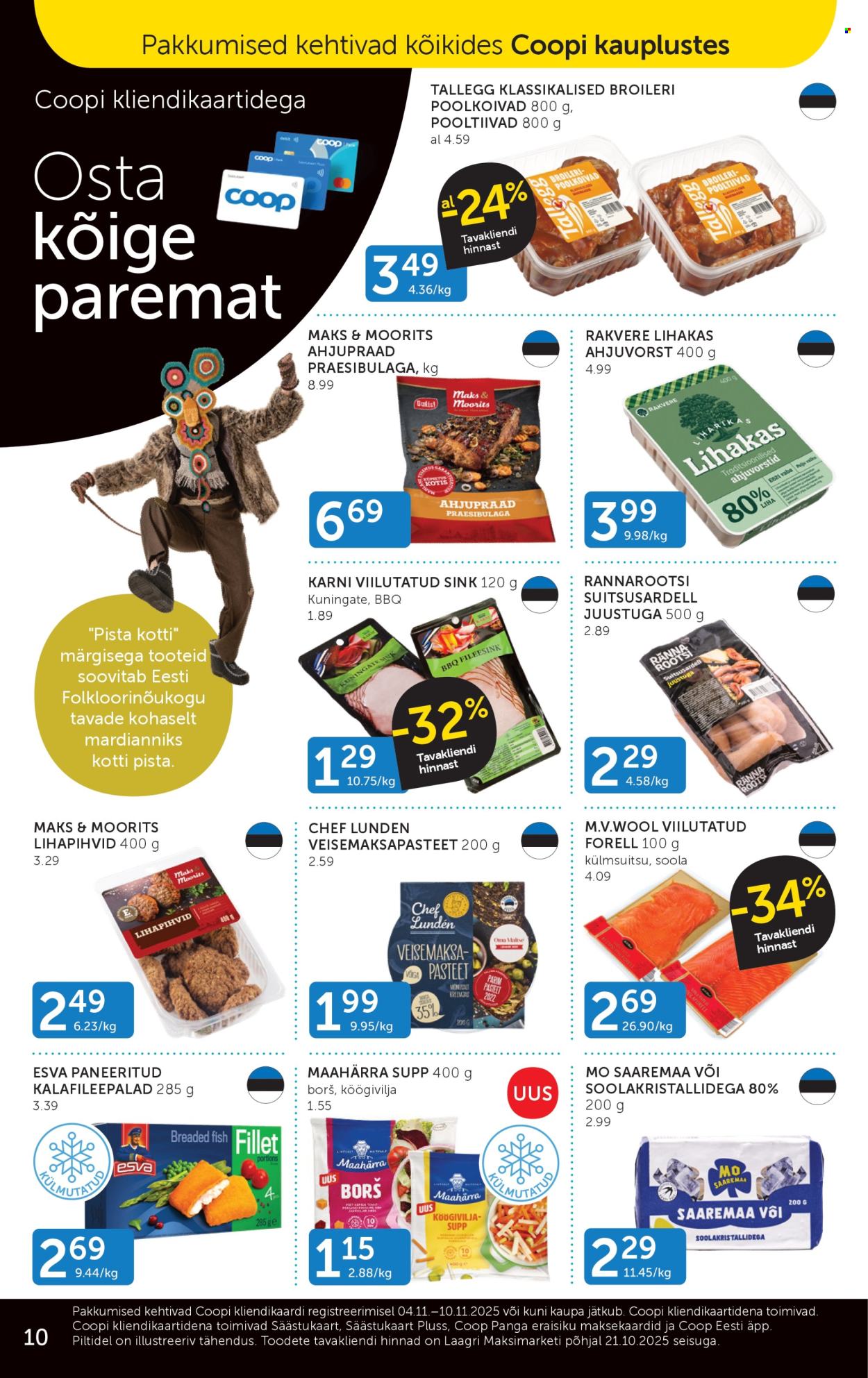 Coop kliendileht (4.11 - 10.11.2025)