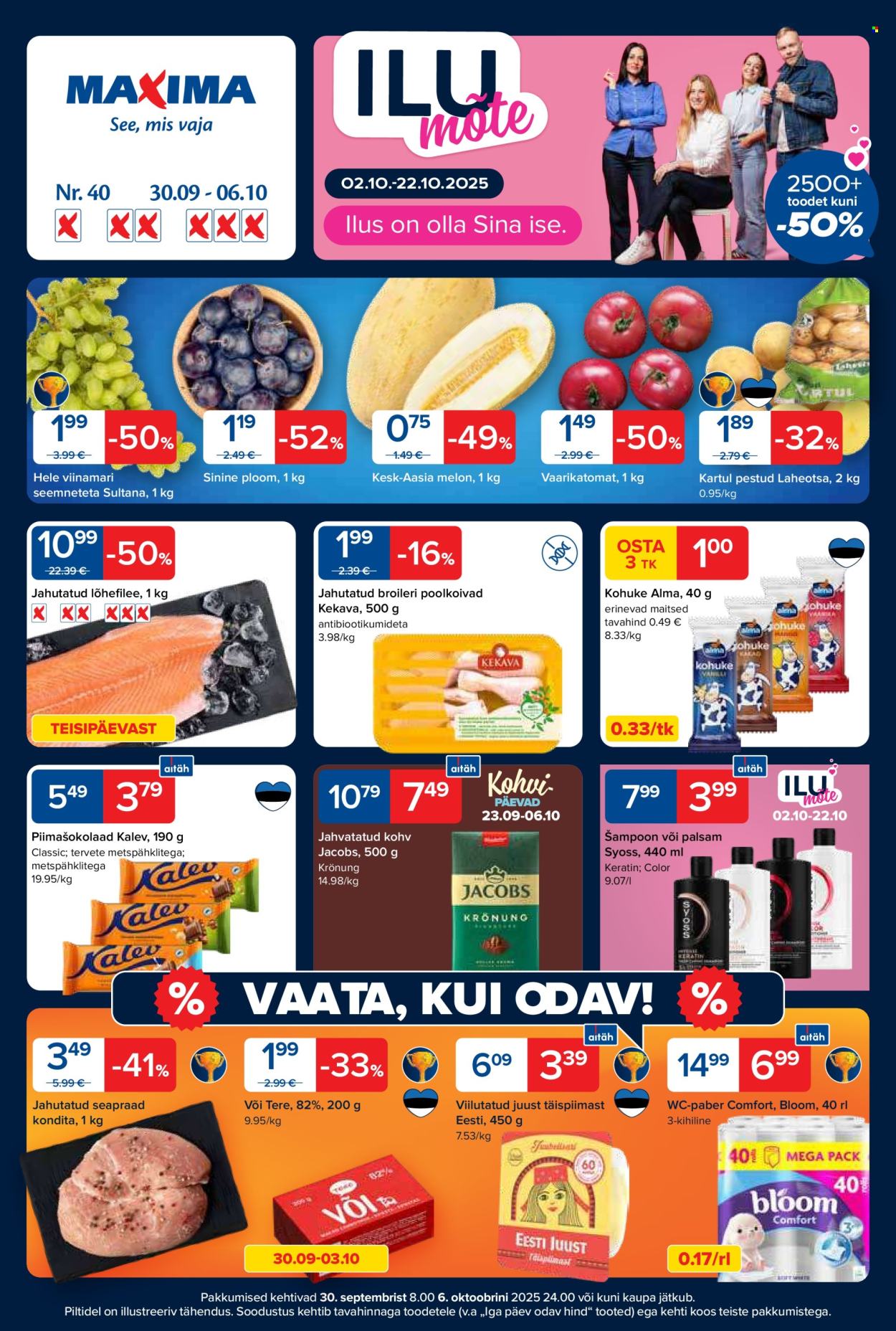 Maxima kliendileht - Maxima kliendileht nr. 40 (30.09 - 6.10.2025)