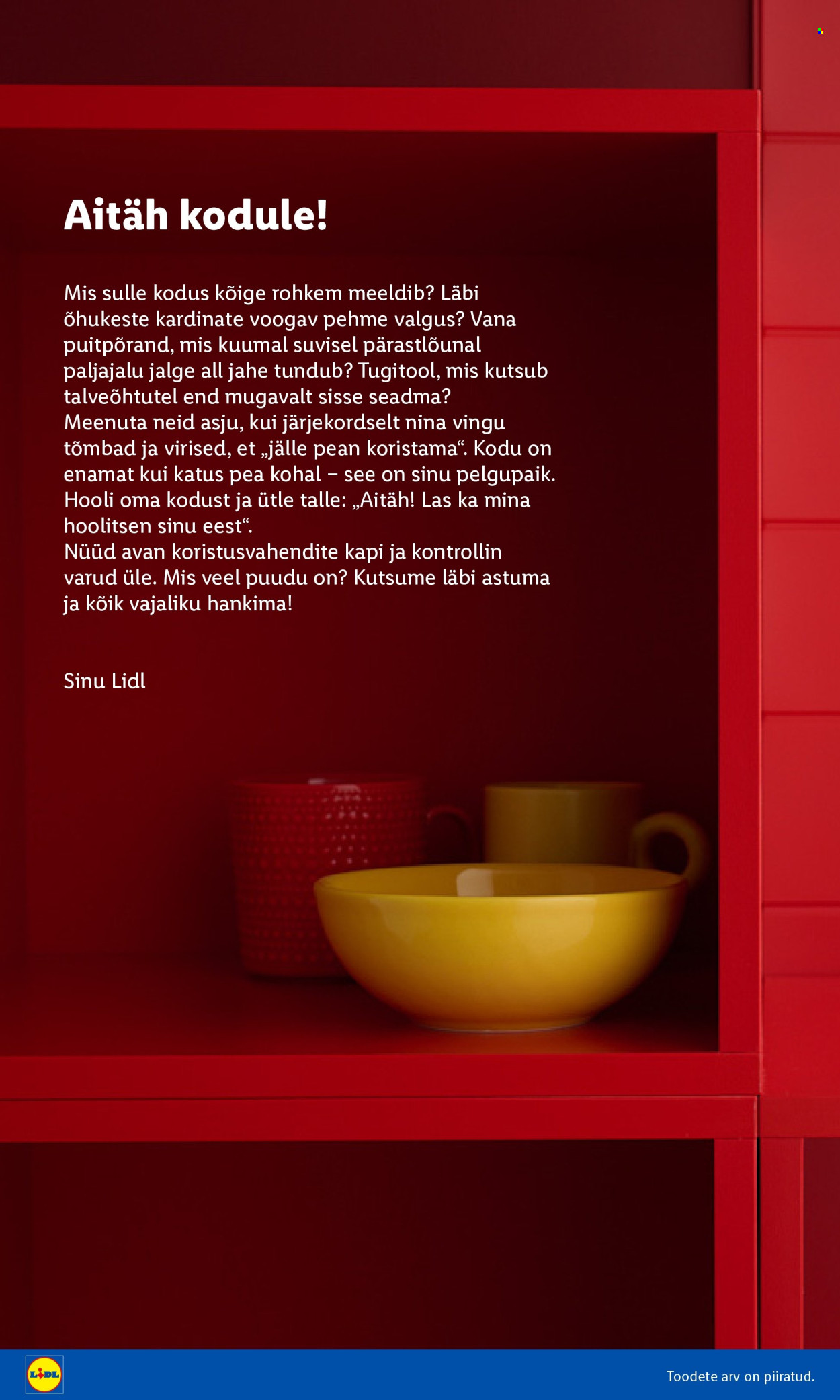 Lidl kliendileht - Puhtuse festival (3.11 - 16.11.2025)