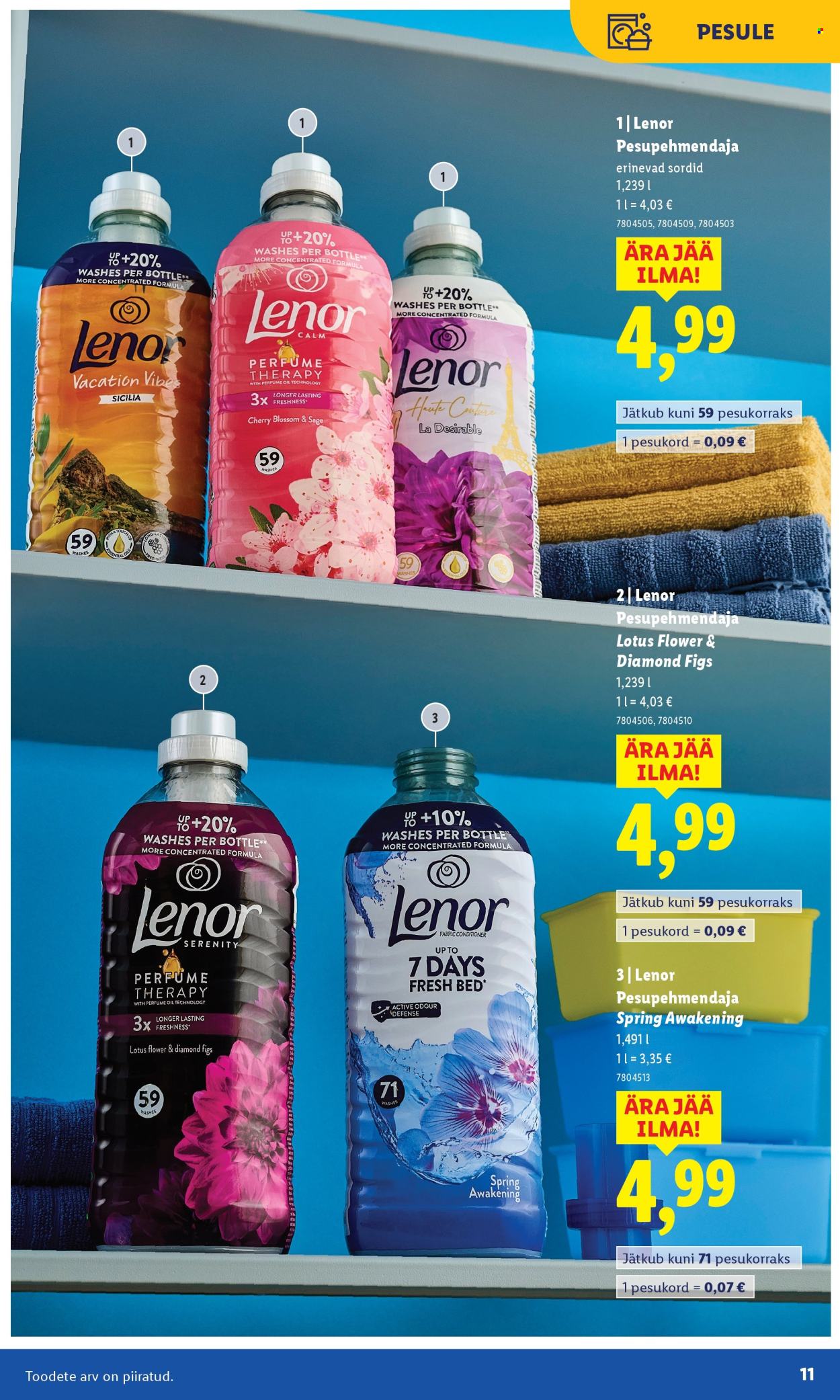 Lidl kliendileht - Puhtuse festival (3.11 - 16.11.2025)